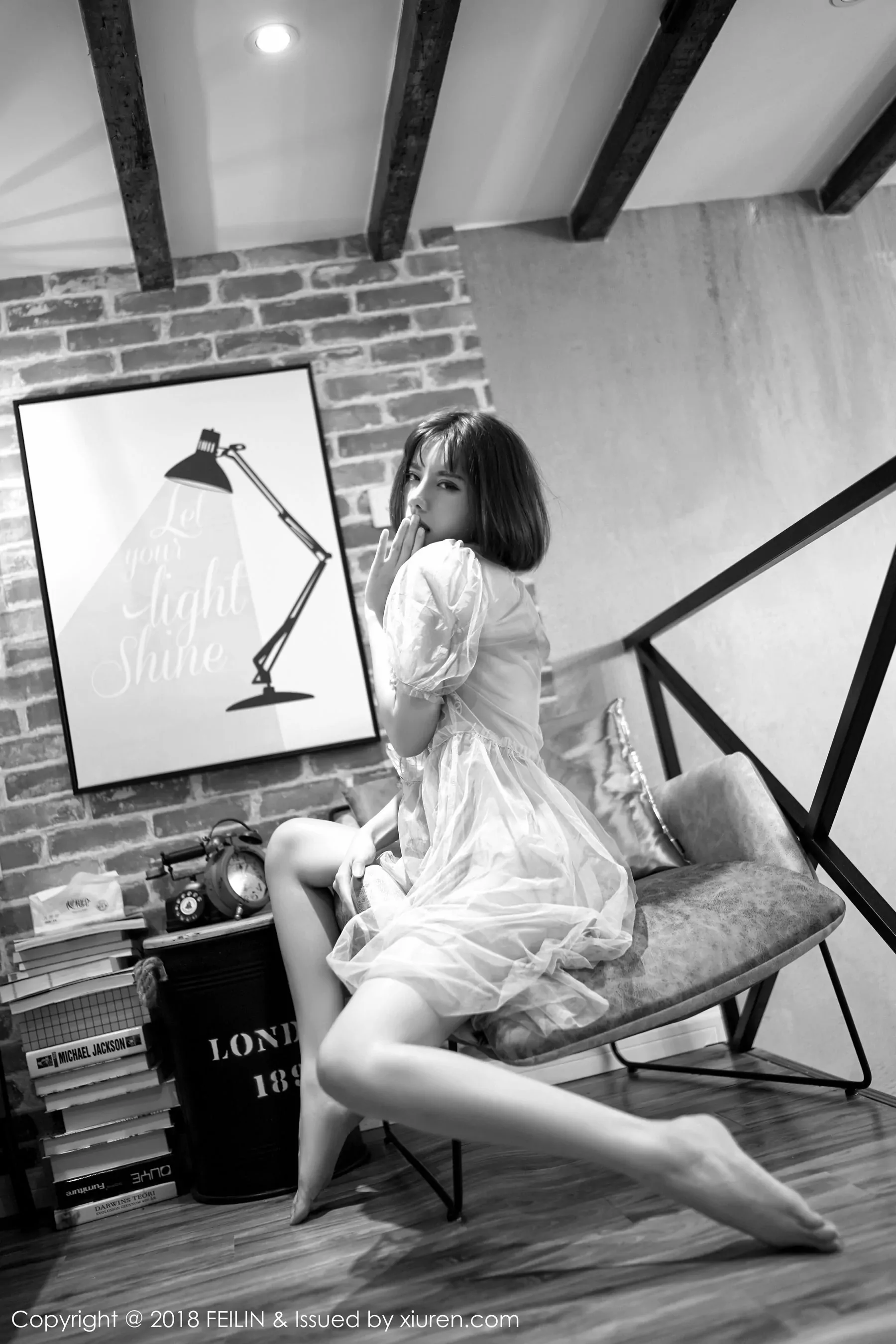 就是阿朱啊《黑白大片视觉》 嗲囡囡 VOL.134