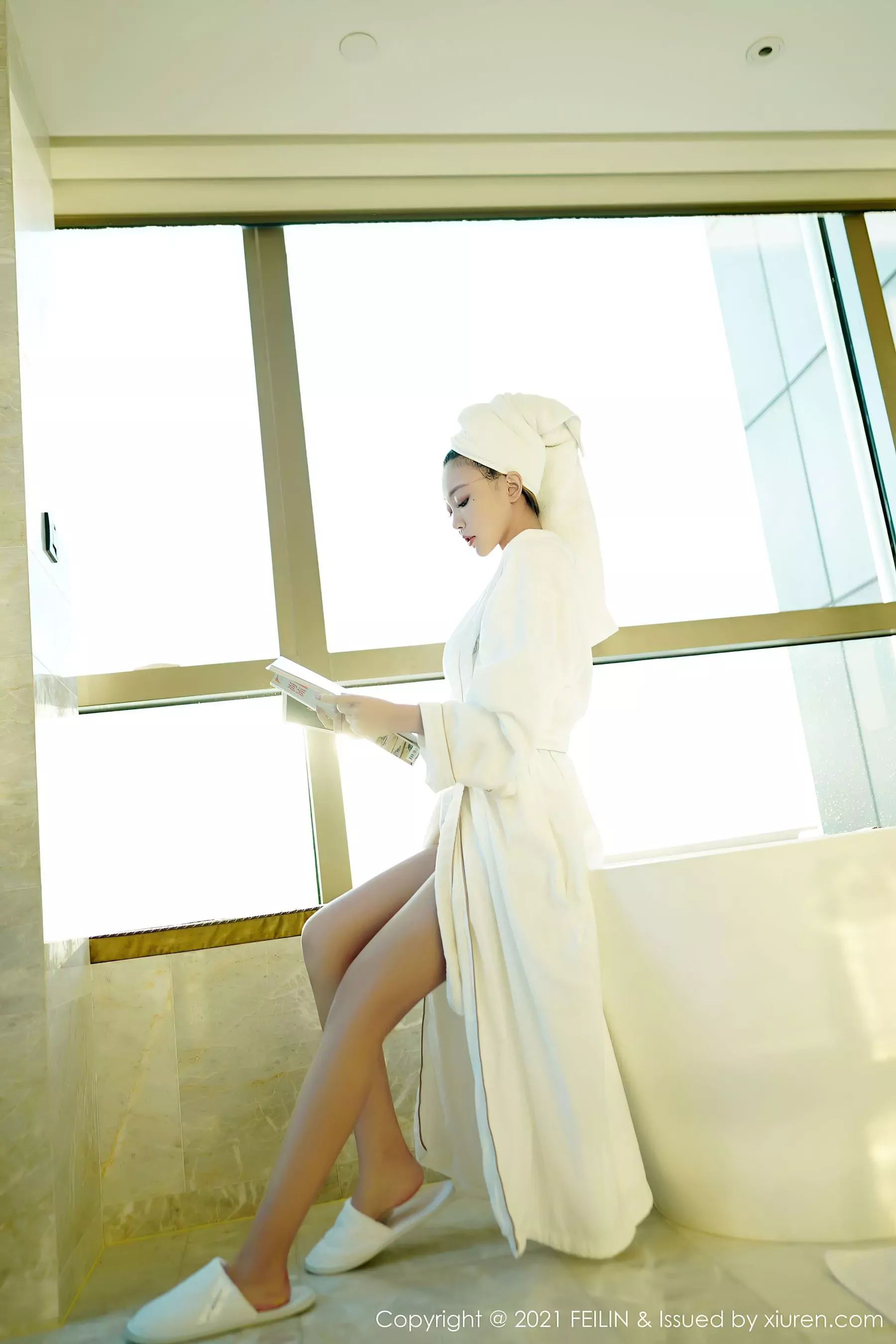 嗲囡囡 VOL.388 冯木木LRIS &#038;洁白动人的旗袍包裹