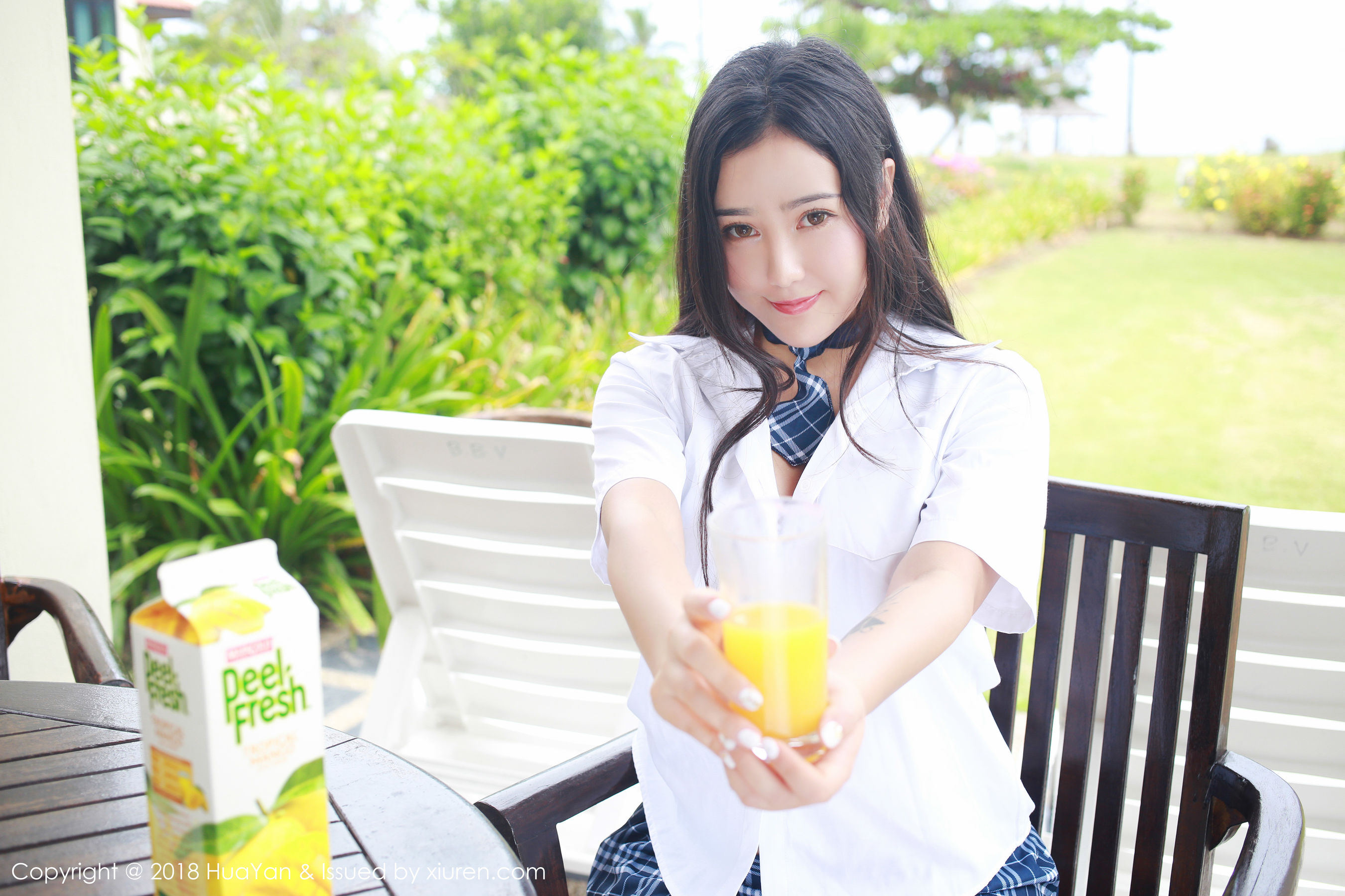 HUAYAN 花の颜 Vol.060 Manuela玛鲁娜 [34P]