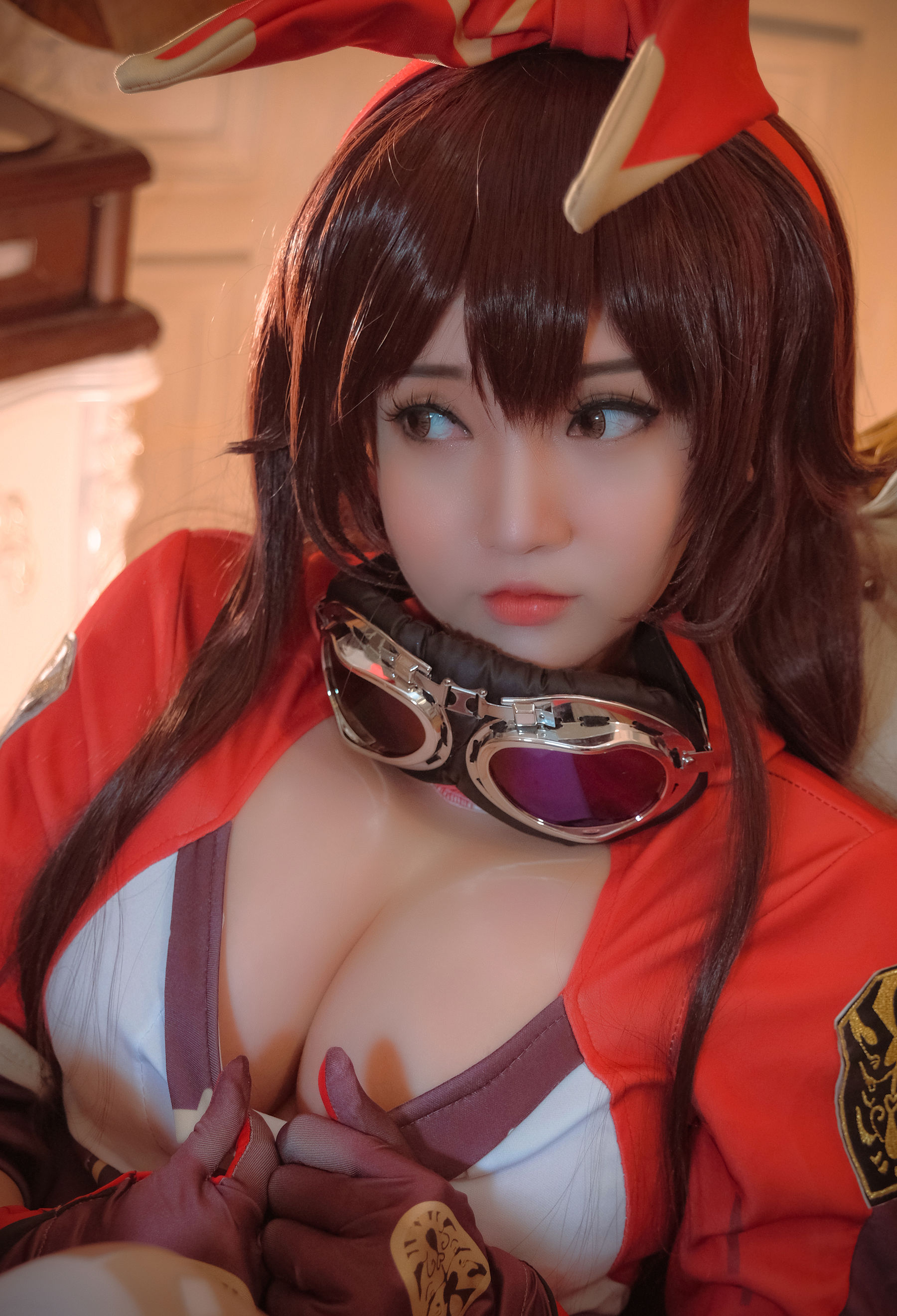 Coser小姐姐Potato Godzilla – Amber (Genshin Impact) [33P]