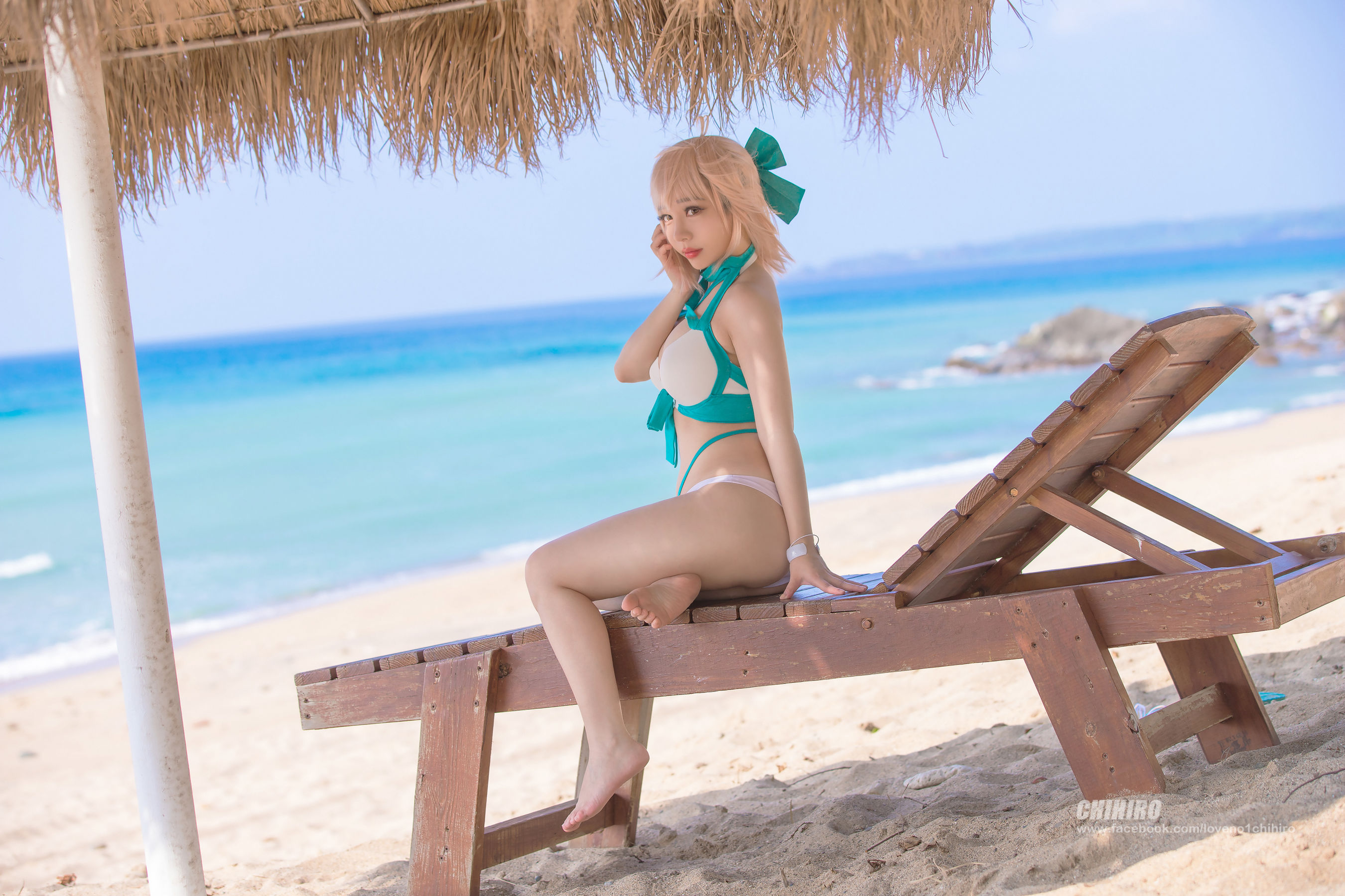 Cos妹子千寻 – 冲田总司 [58P]