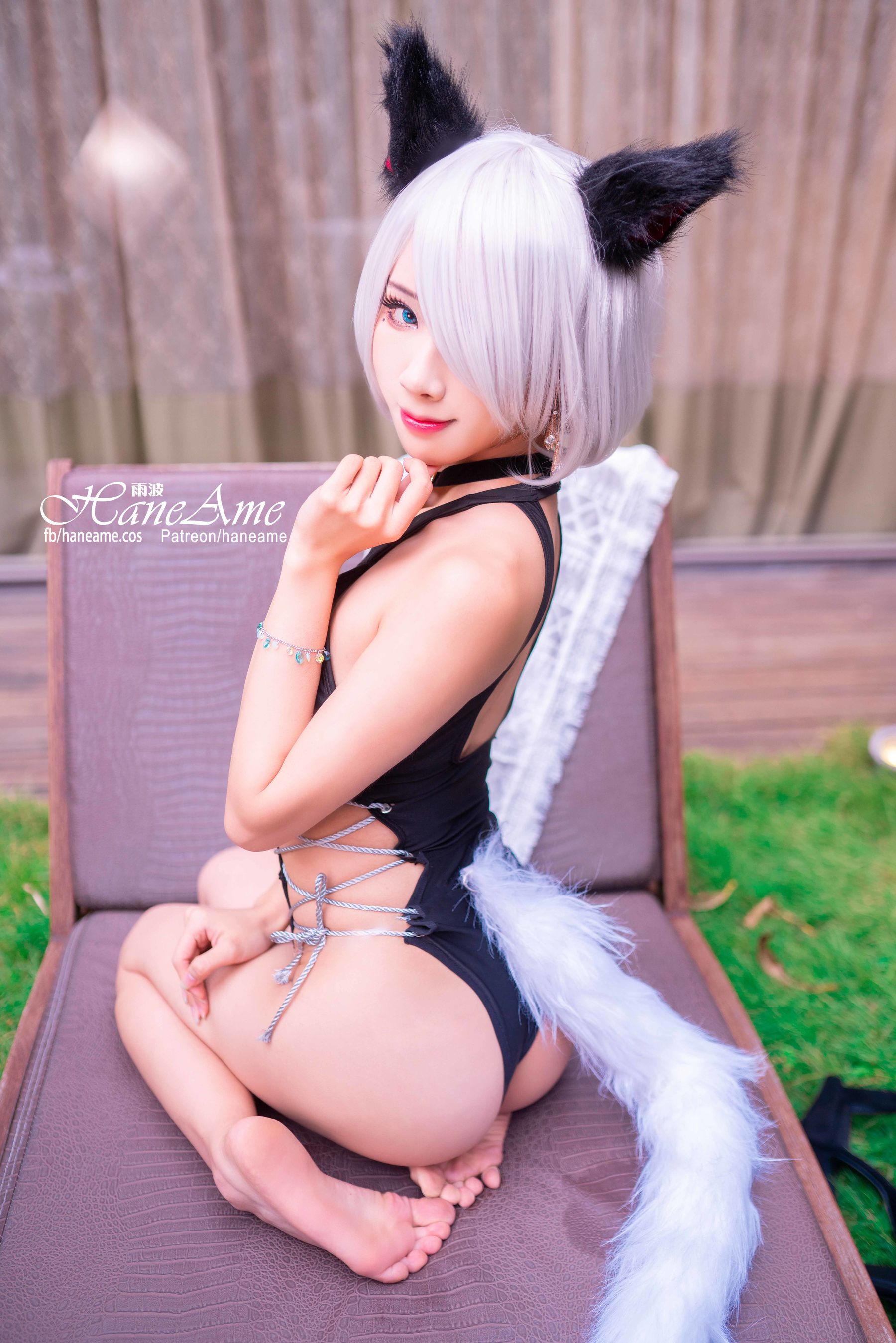 雨波_HaneAme 兽耳少女 Yokina [25P]