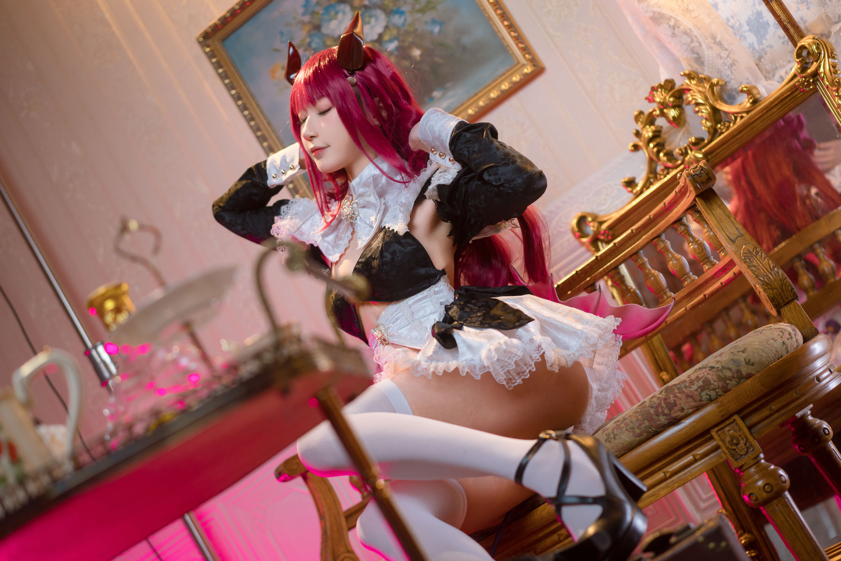 动漫博主阿包也是兔娘 – 莉莉娅女仆 [28P]