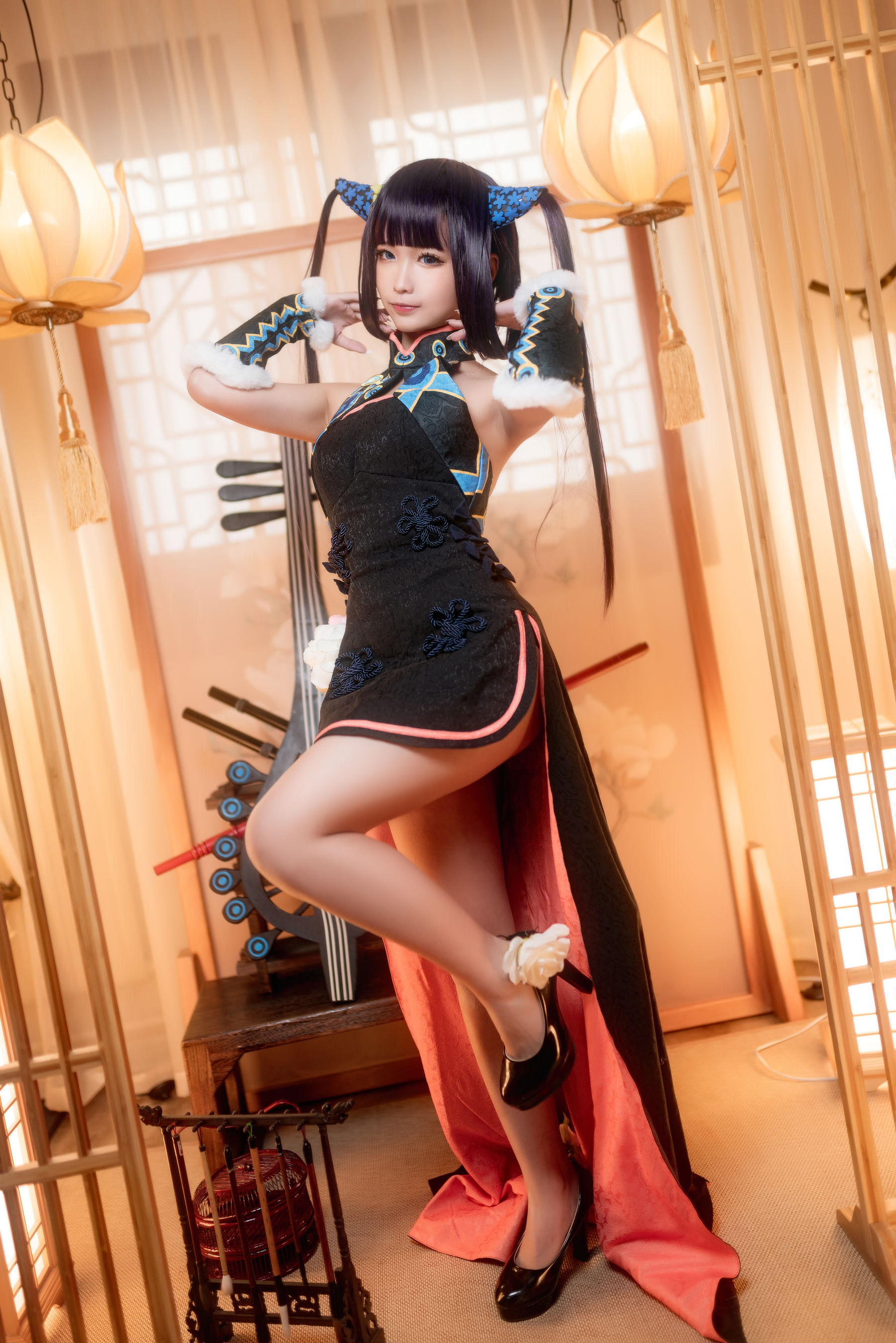 [Cosplay写真] 动漫博主蠢沫沫 – 杨玉环二破 [40P]