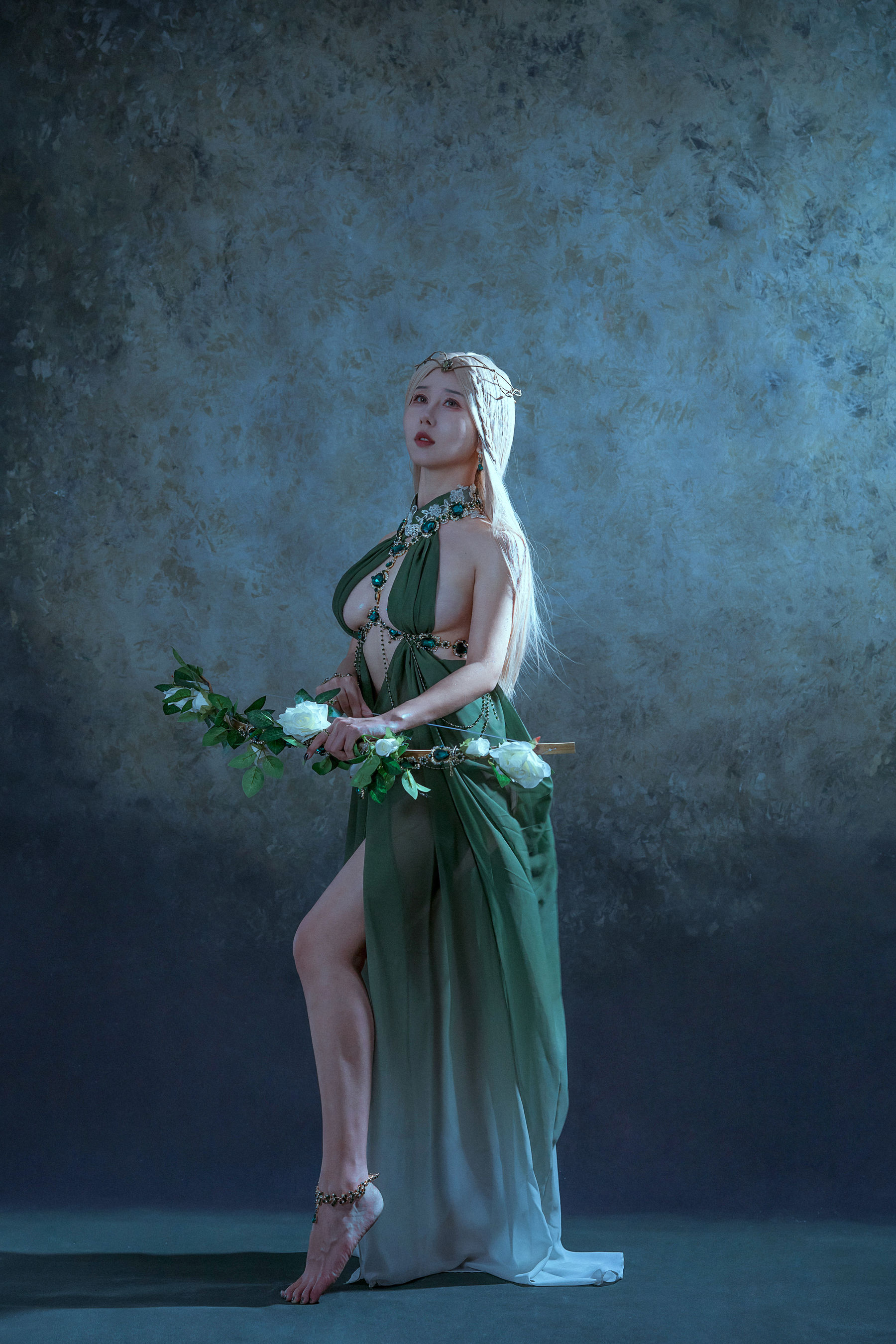 云溪溪 – 奶桃 孔雀石 [40P]