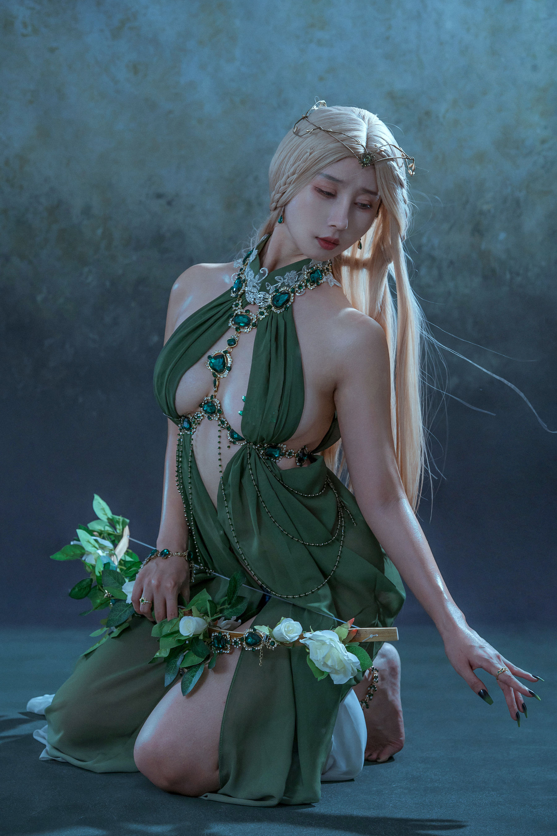 云溪溪 – 奶桃 孔雀石 [40P]