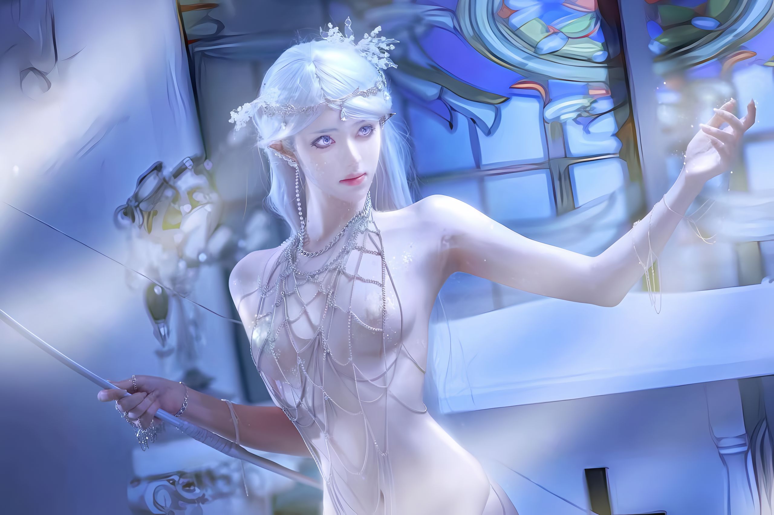 动漫博主南桃Momoko – 精灵屑 [13P]