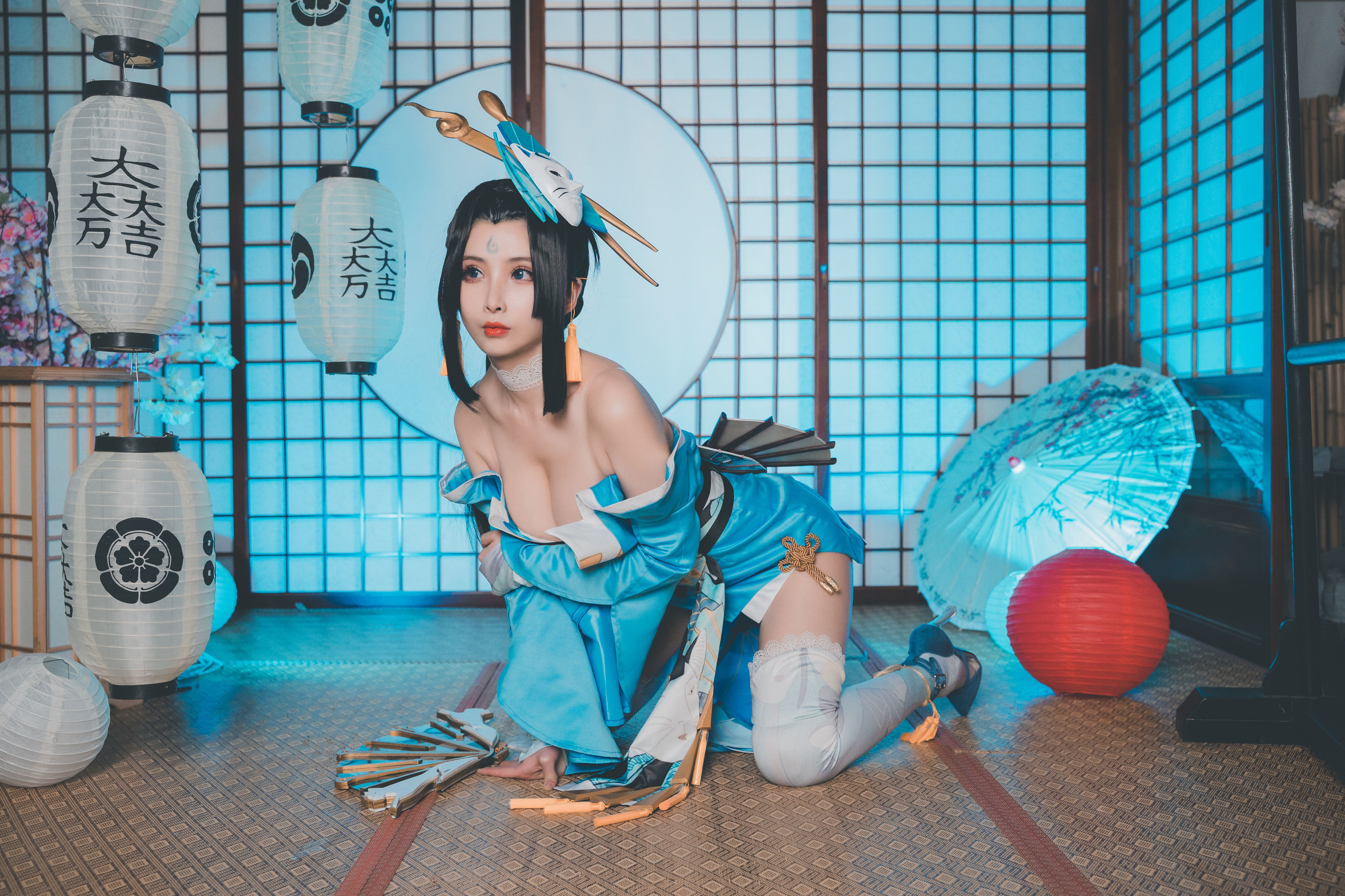 COS福利rioko凉凉子 – 不知火舞魅语 [20P]