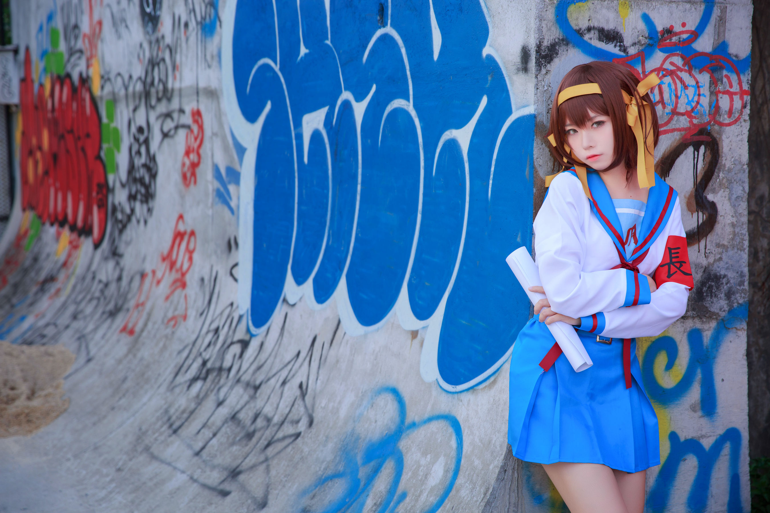 动漫博主G44不会受伤 – 凉宫 制服 [20P]