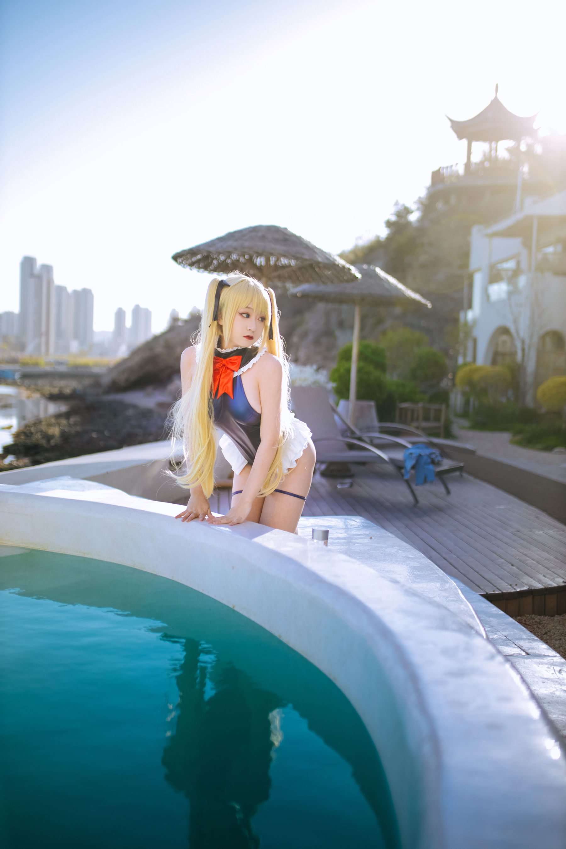 动漫博主恩田直幸 – 玛丽萝丝泳衣 [11P]