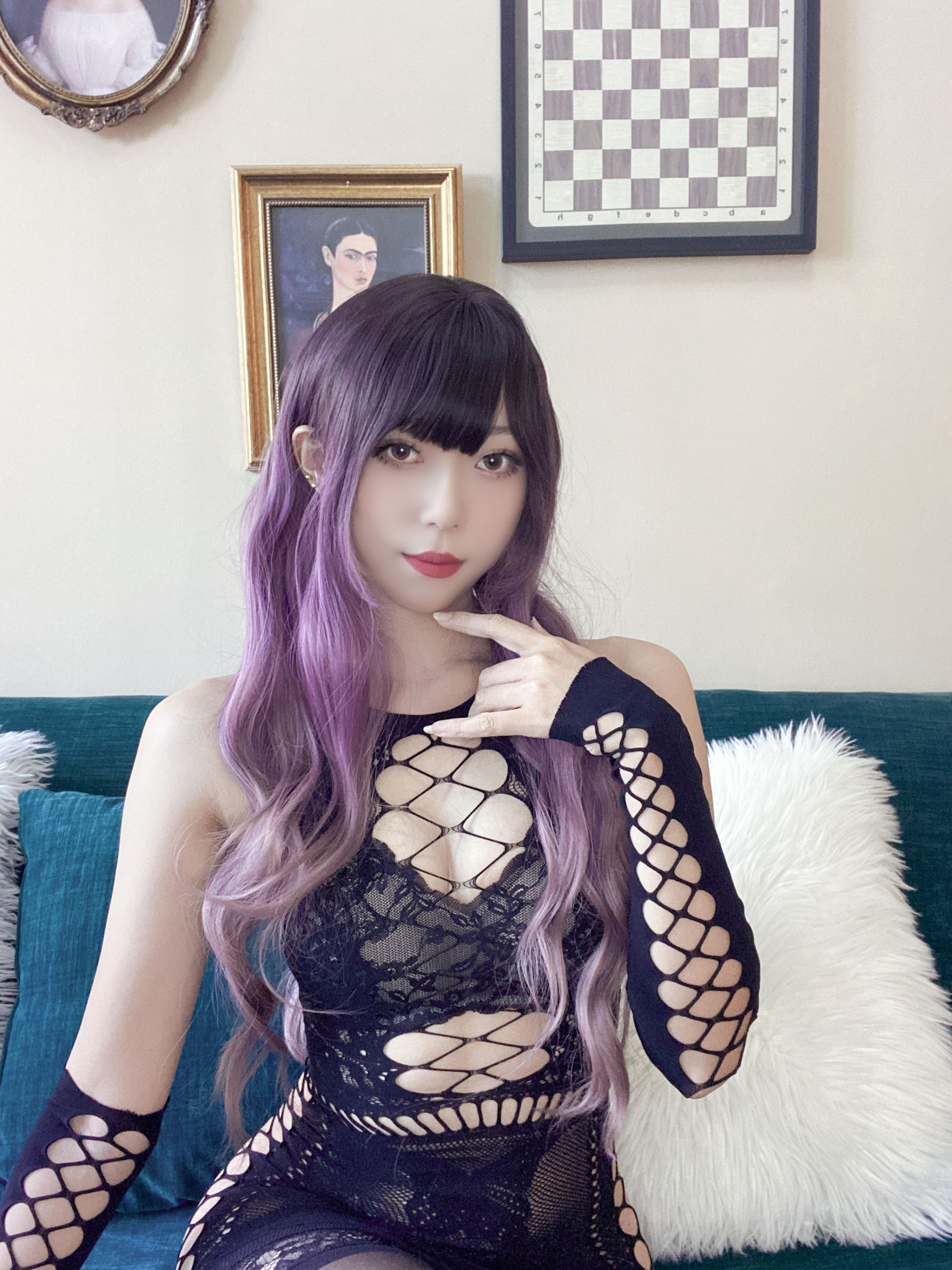 动漫博主Money冷冷 – 花花网衣 [88P]