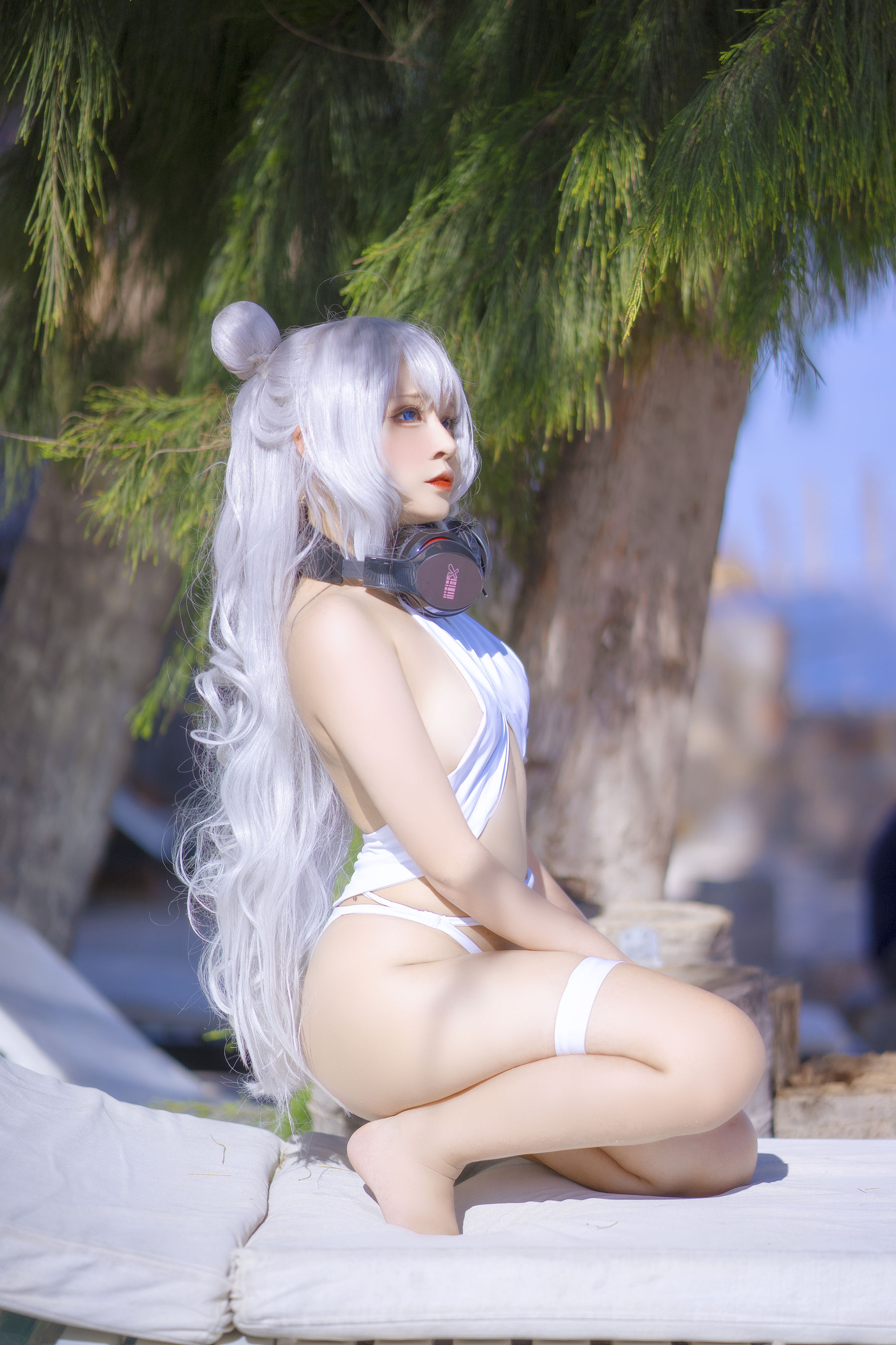 Sayo Momo – Azur Lane Le Malin bikini [22P]