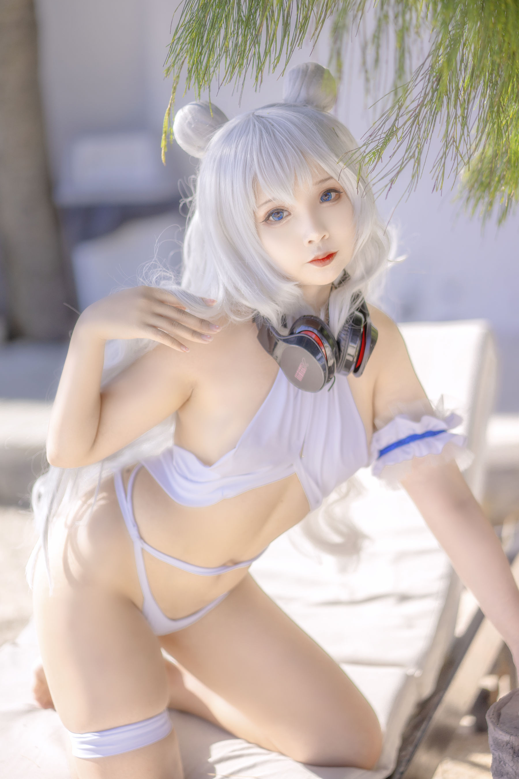 Sayo Momo – Azur Lane Le Malin bikini [22P]