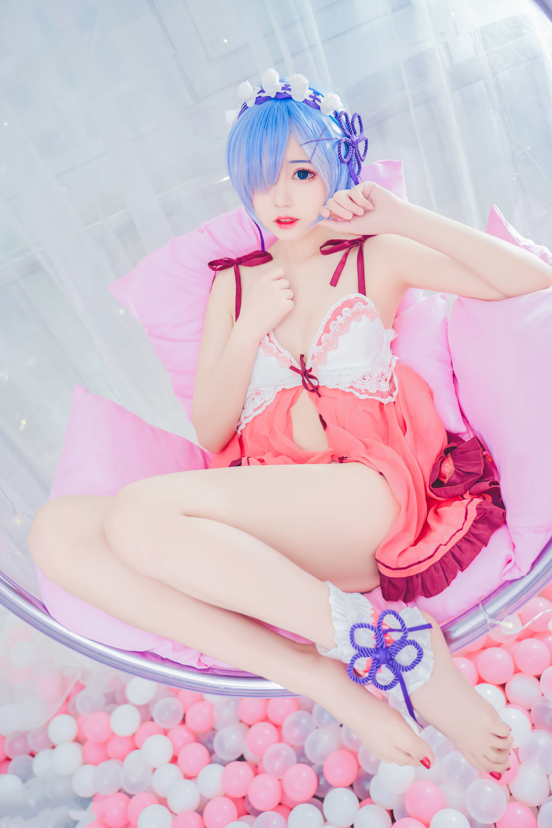 猫君君MaoJun – 粉嫩嫩的雷姆 [40P]