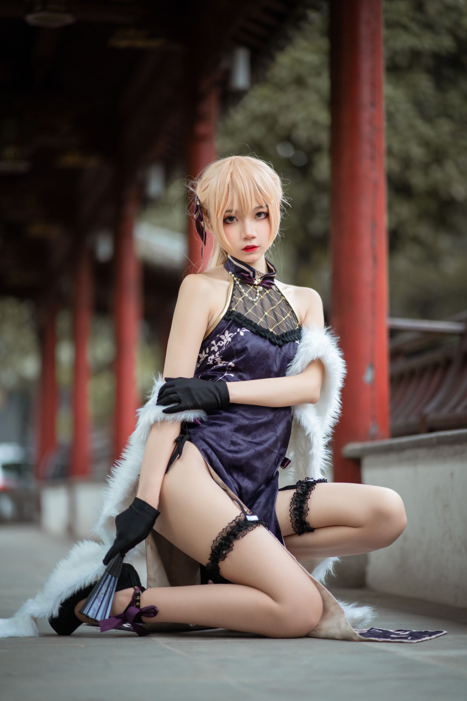 清纯少女五更百鬼 – OTS-14旗袍 [38P]