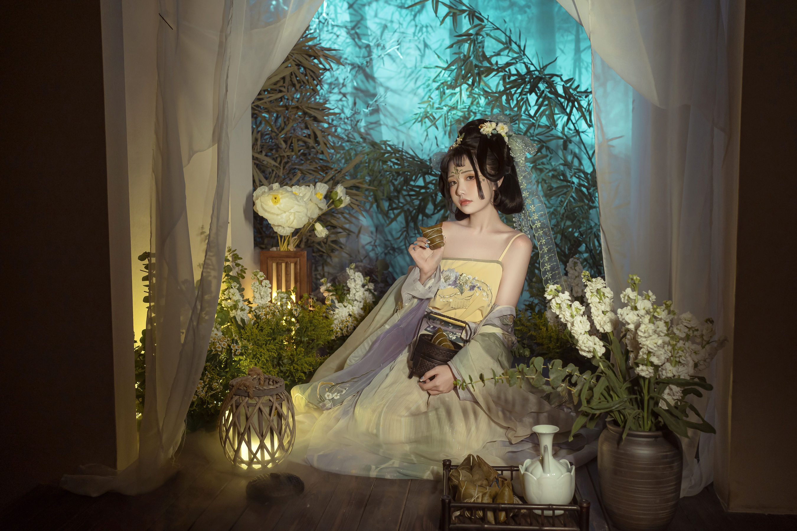 爆机少女喵小吉 – 浣溪沙.端午 [37P]