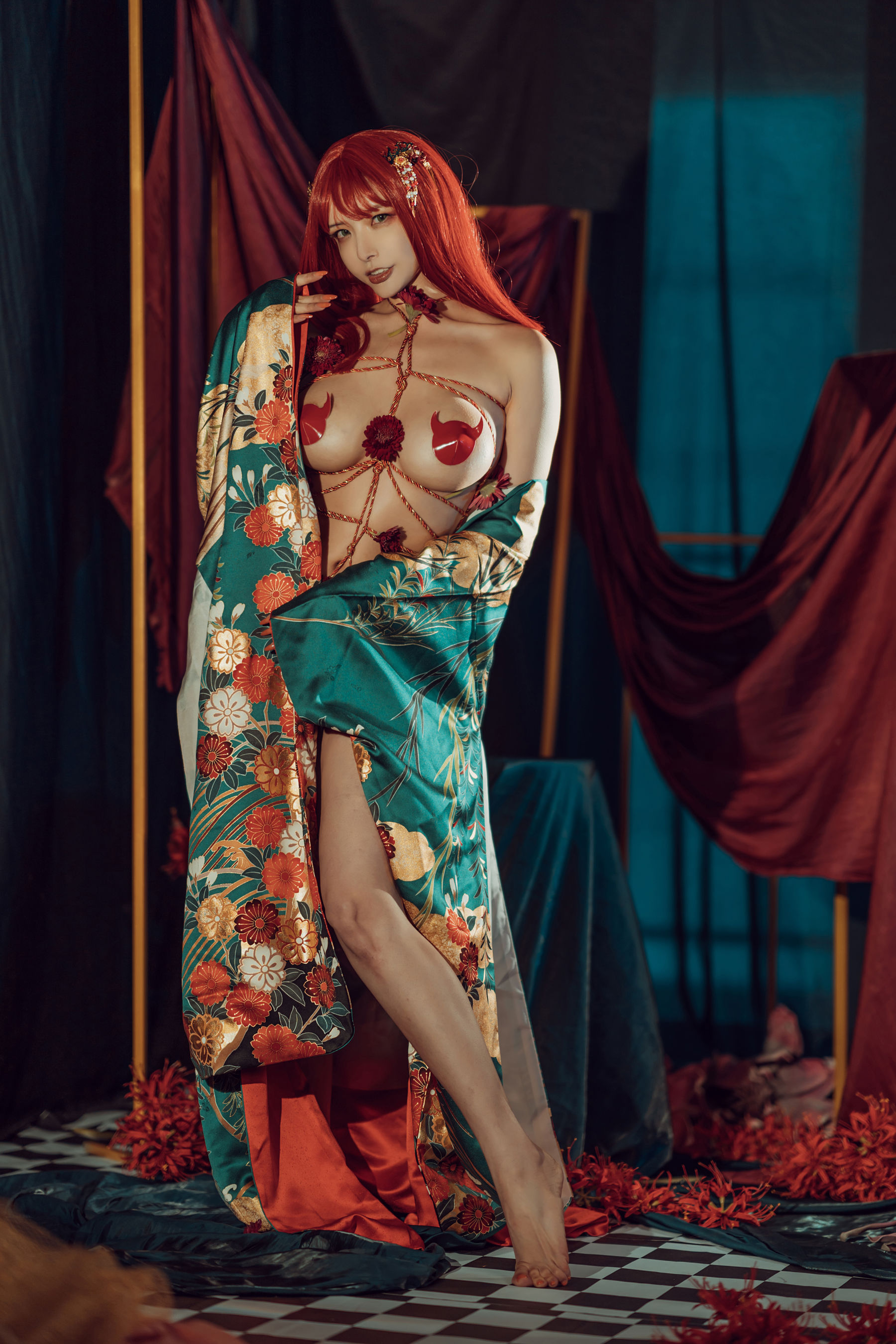 秋和柯基(夏小秋秋秋) – 和服 [36P]