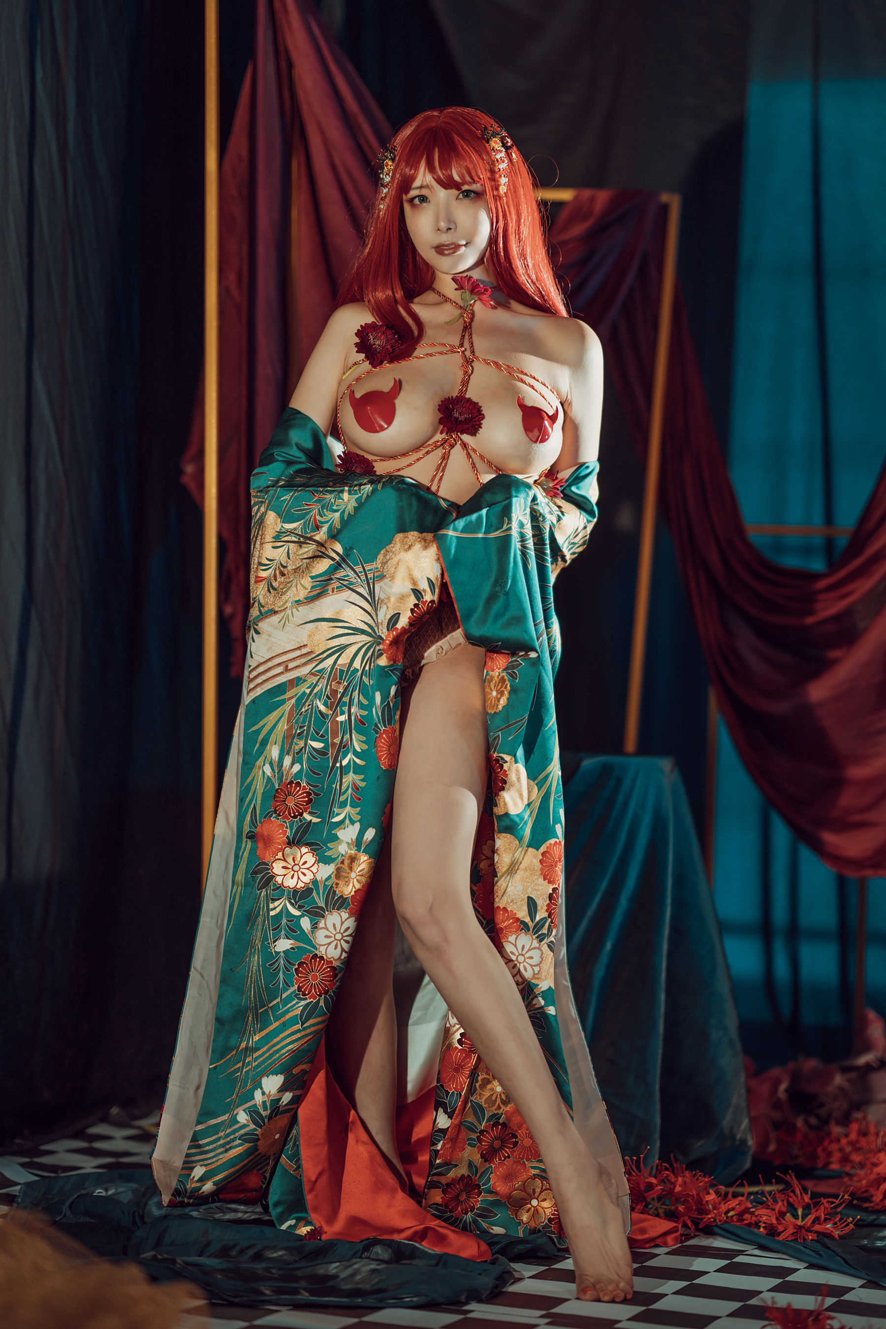 秋和柯基(夏小秋秋秋) – 和服 [36P]