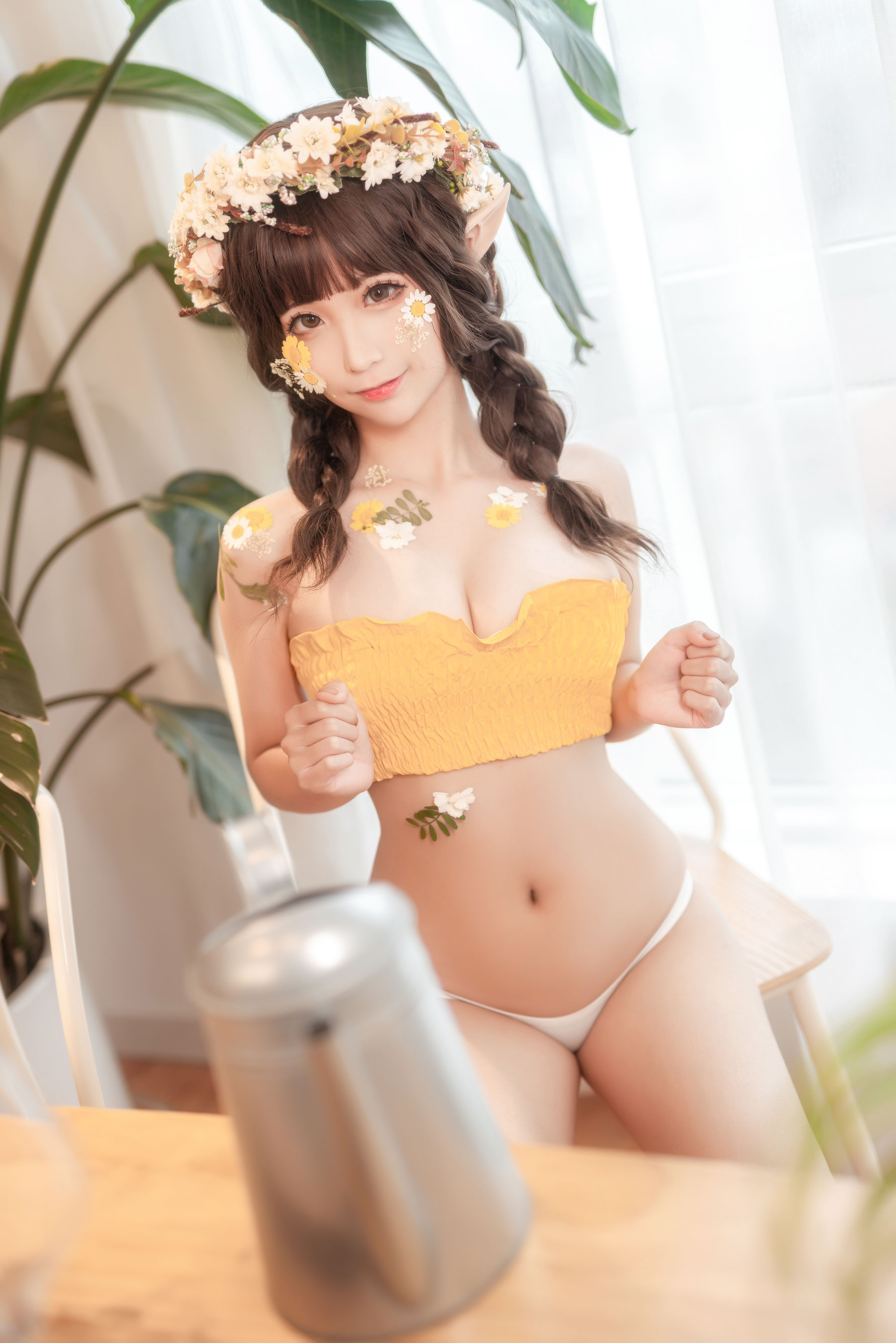 动漫博主蠢沫沫 – 尖耳国度 花精灵 [38P]