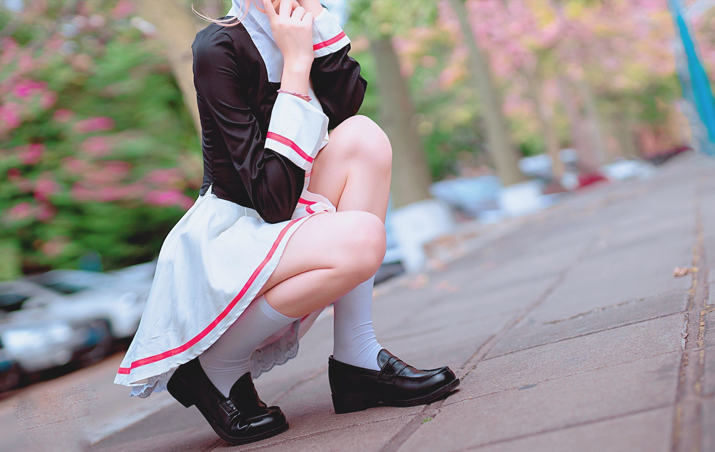 动漫博主南桃Momoko – 木之本樱制服 [9P]