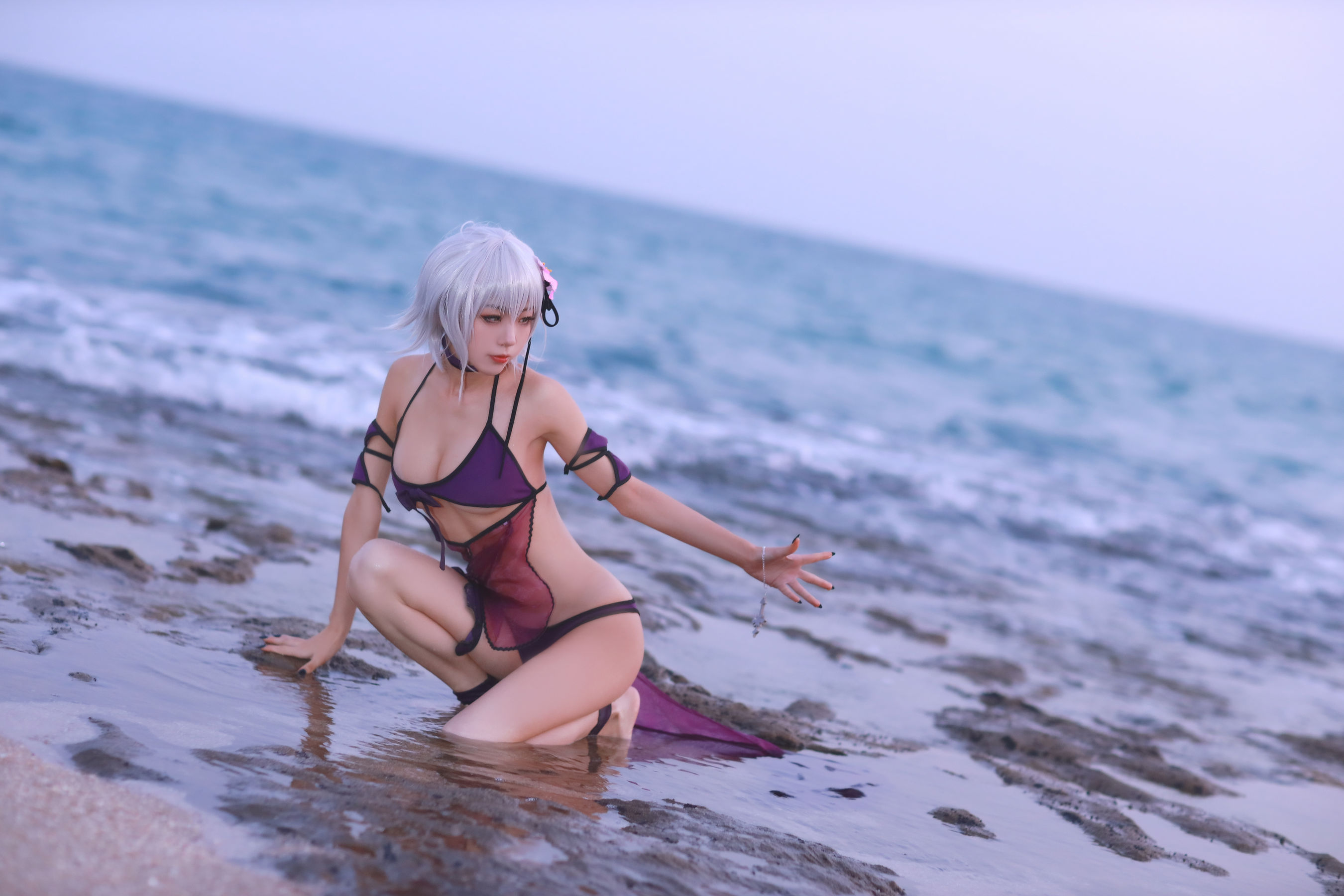 动漫博主水淼aqua – 贞德泳装 [41P]