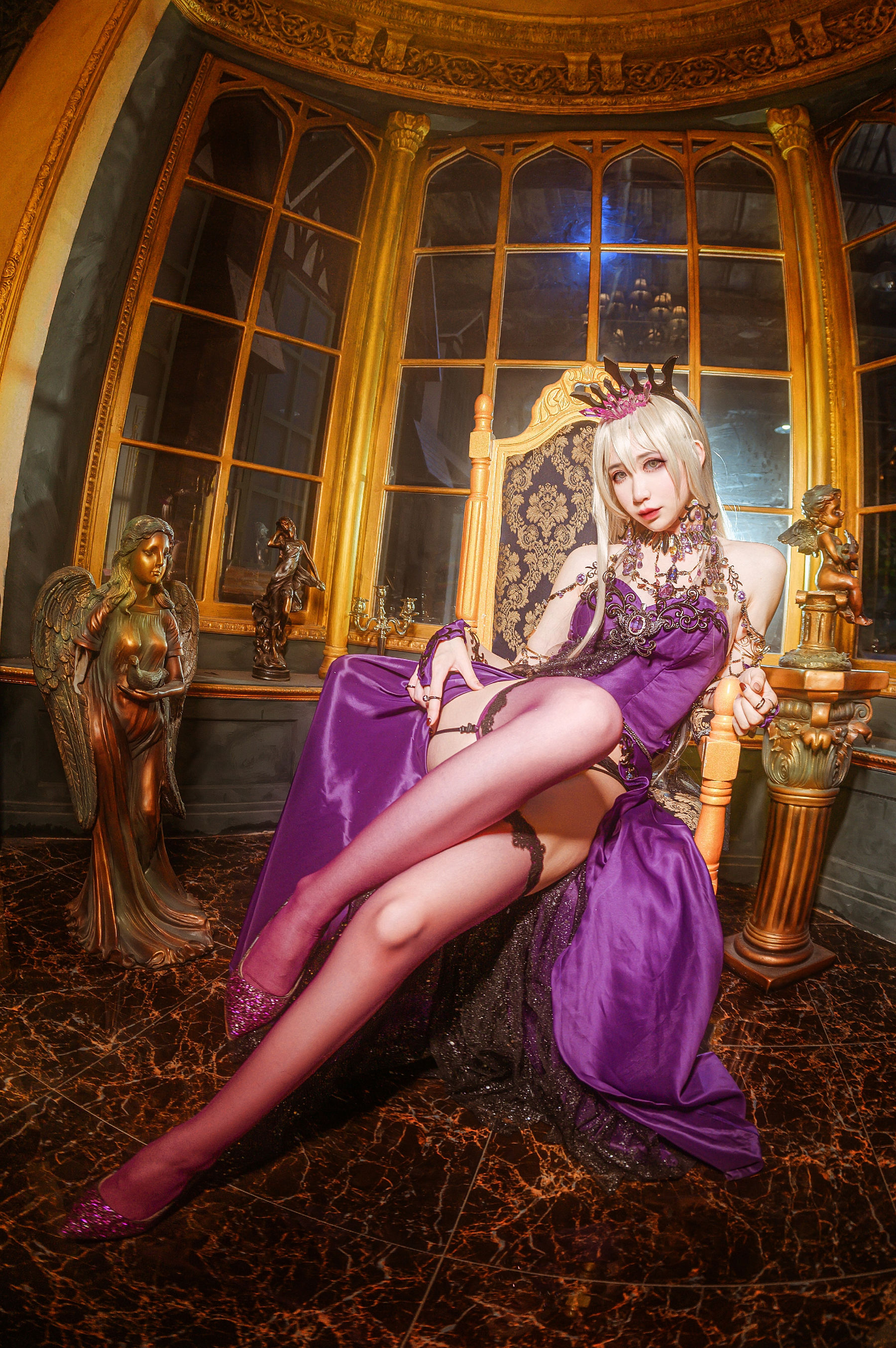 动漫博主阮邑_Fairy – 黑枪呆礼服 [20P]