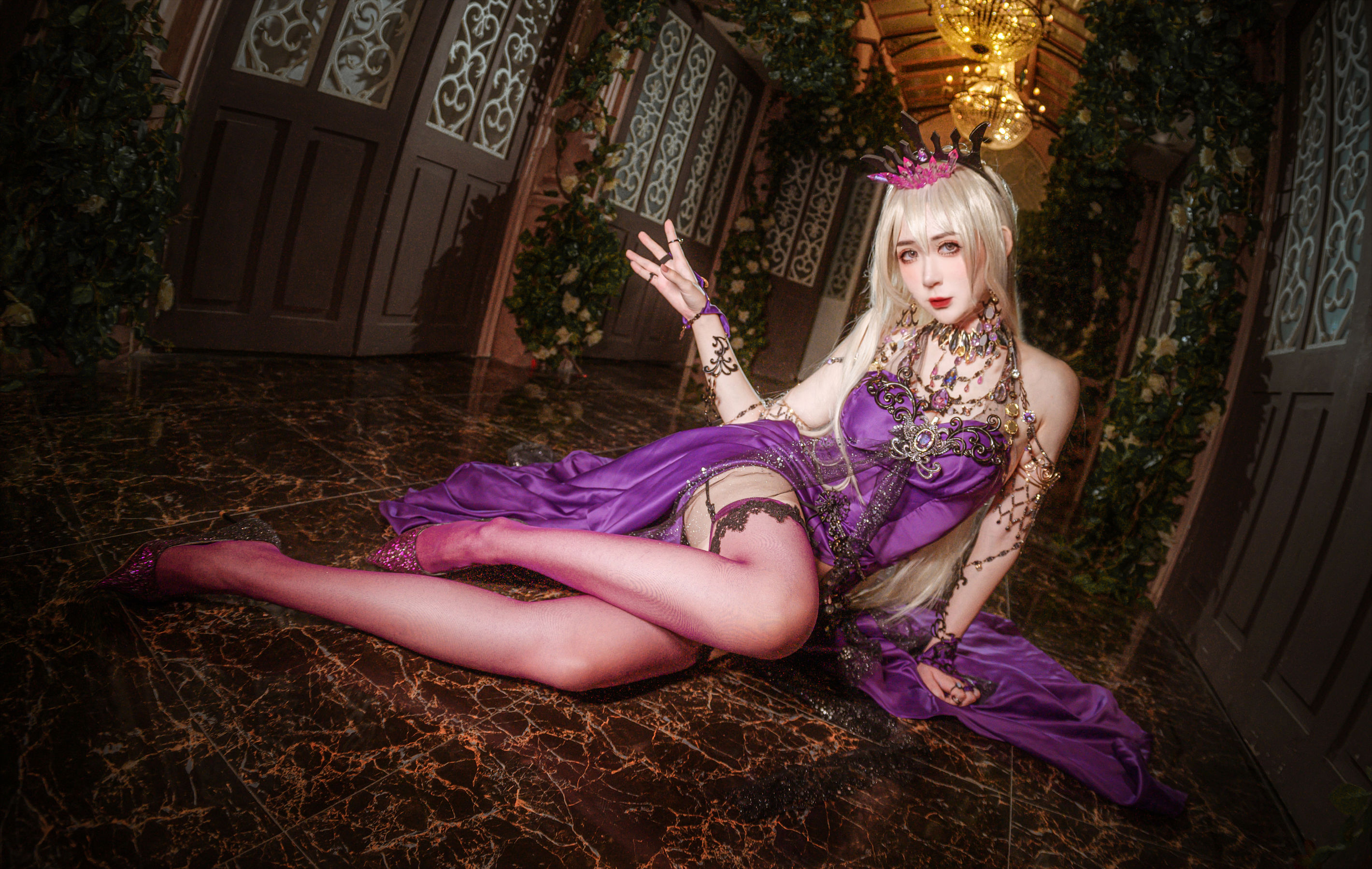 动漫博主阮邑_Fairy – 黑枪呆礼服 [20P]