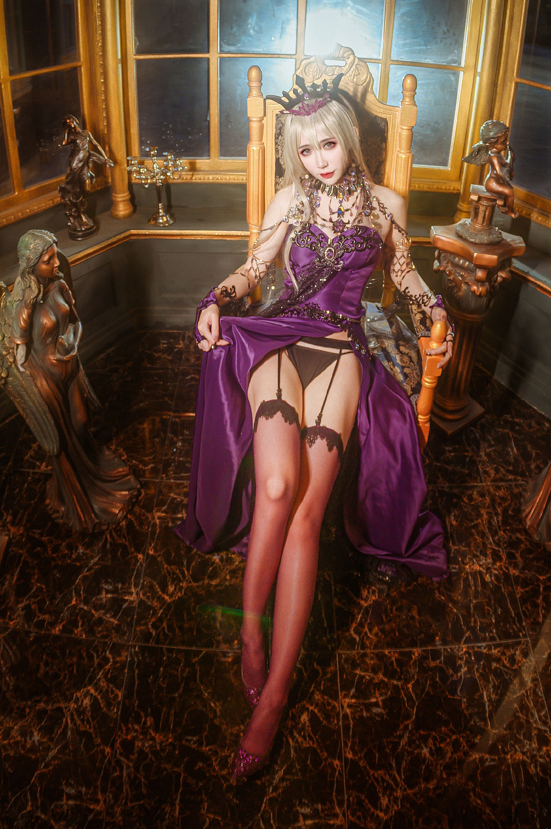 动漫博主阮邑_Fairy – 黑枪呆礼服 [20P]