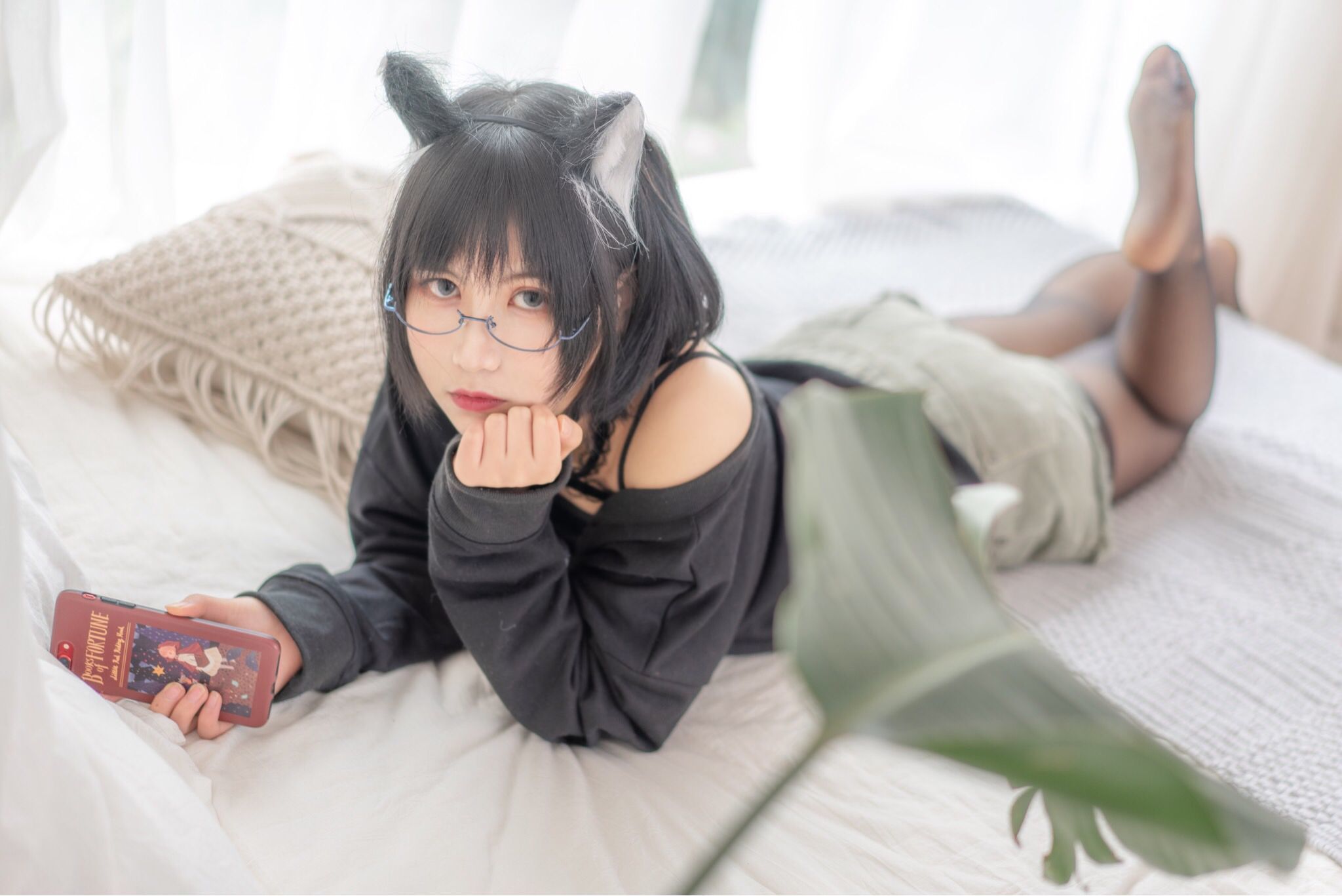 COSER美女逐月su 日常猫娘 [27P]