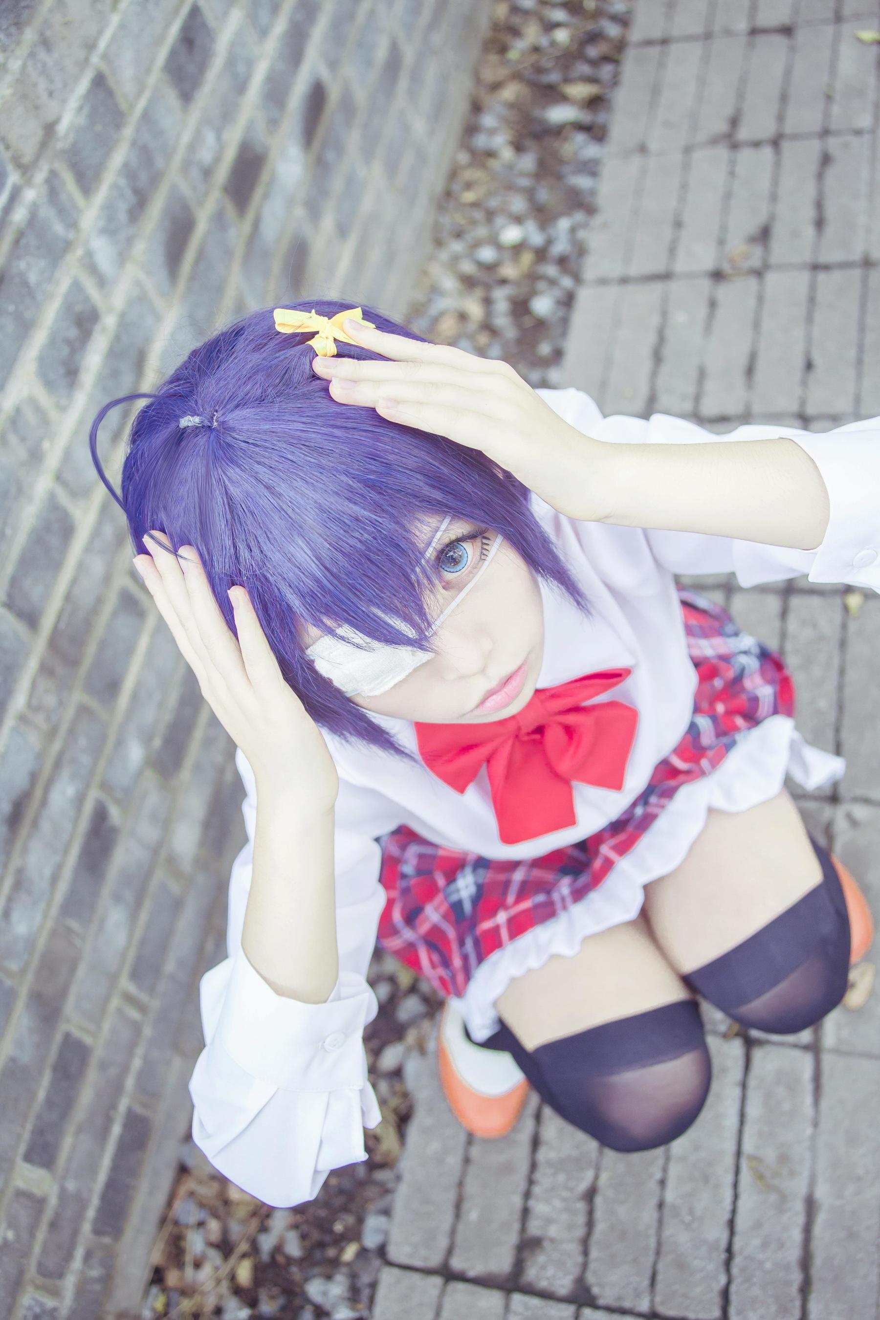 [Cosplay写真] 萌妹白易子教主 – 中二病也要谈恋爱 [10P]