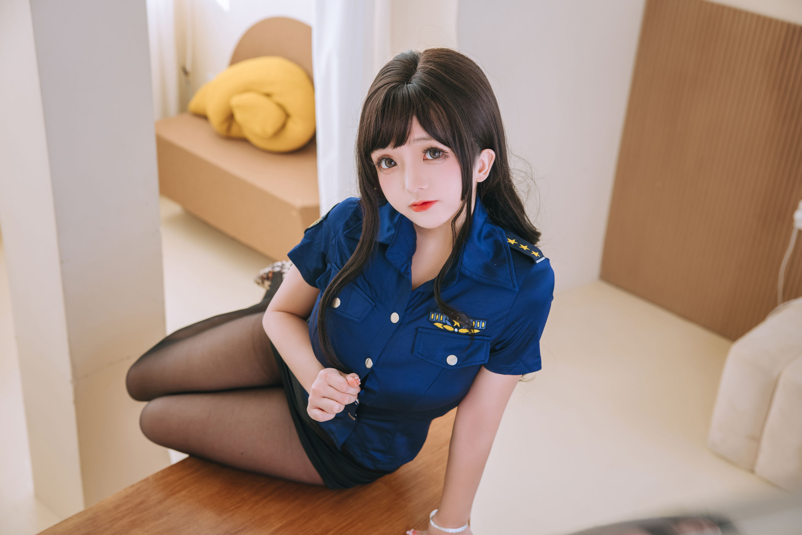 Cosplay日奈娇 – 豹纹女警 [109P]