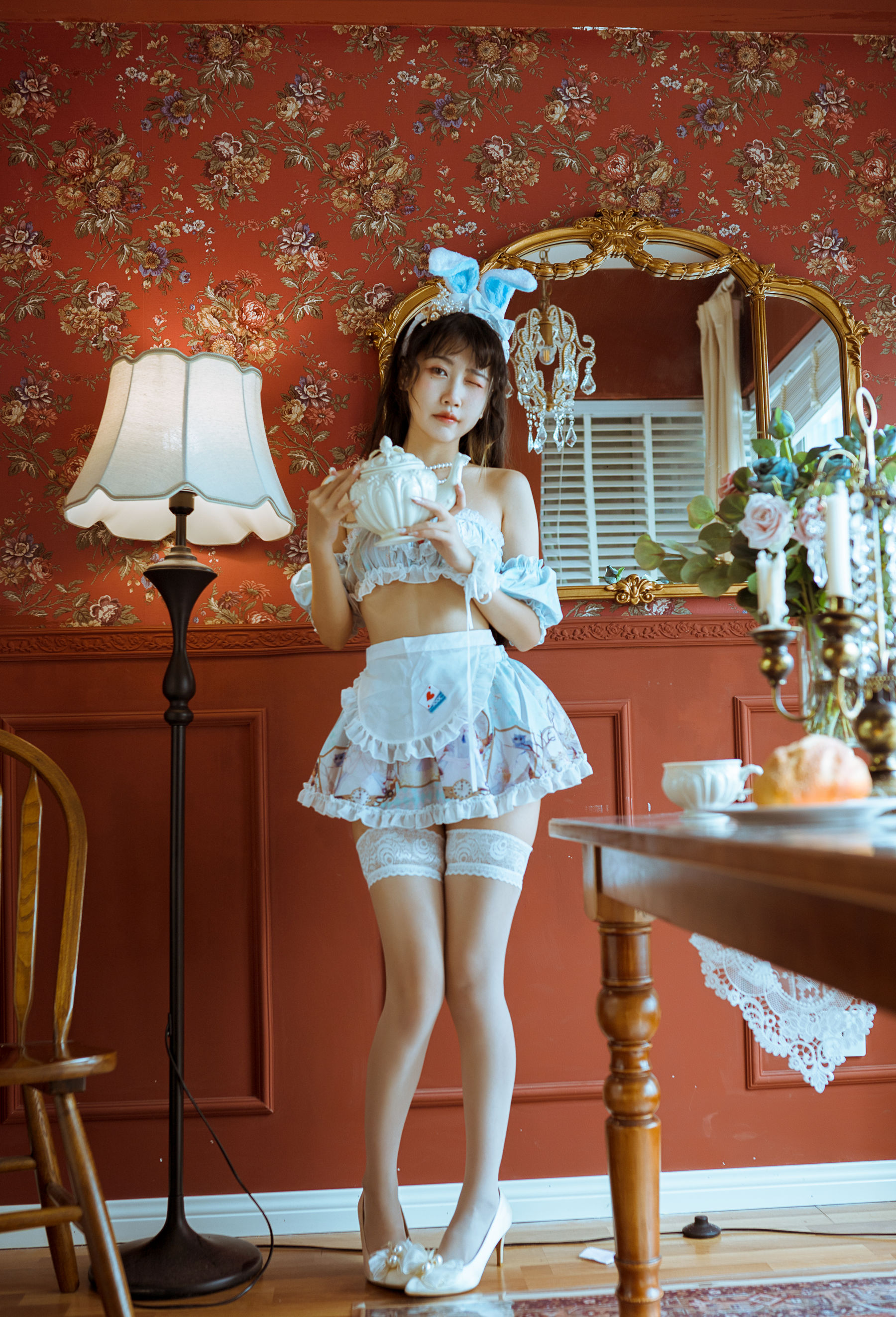 微博人气Coser不呆猫 – 兔子女友 [55P]