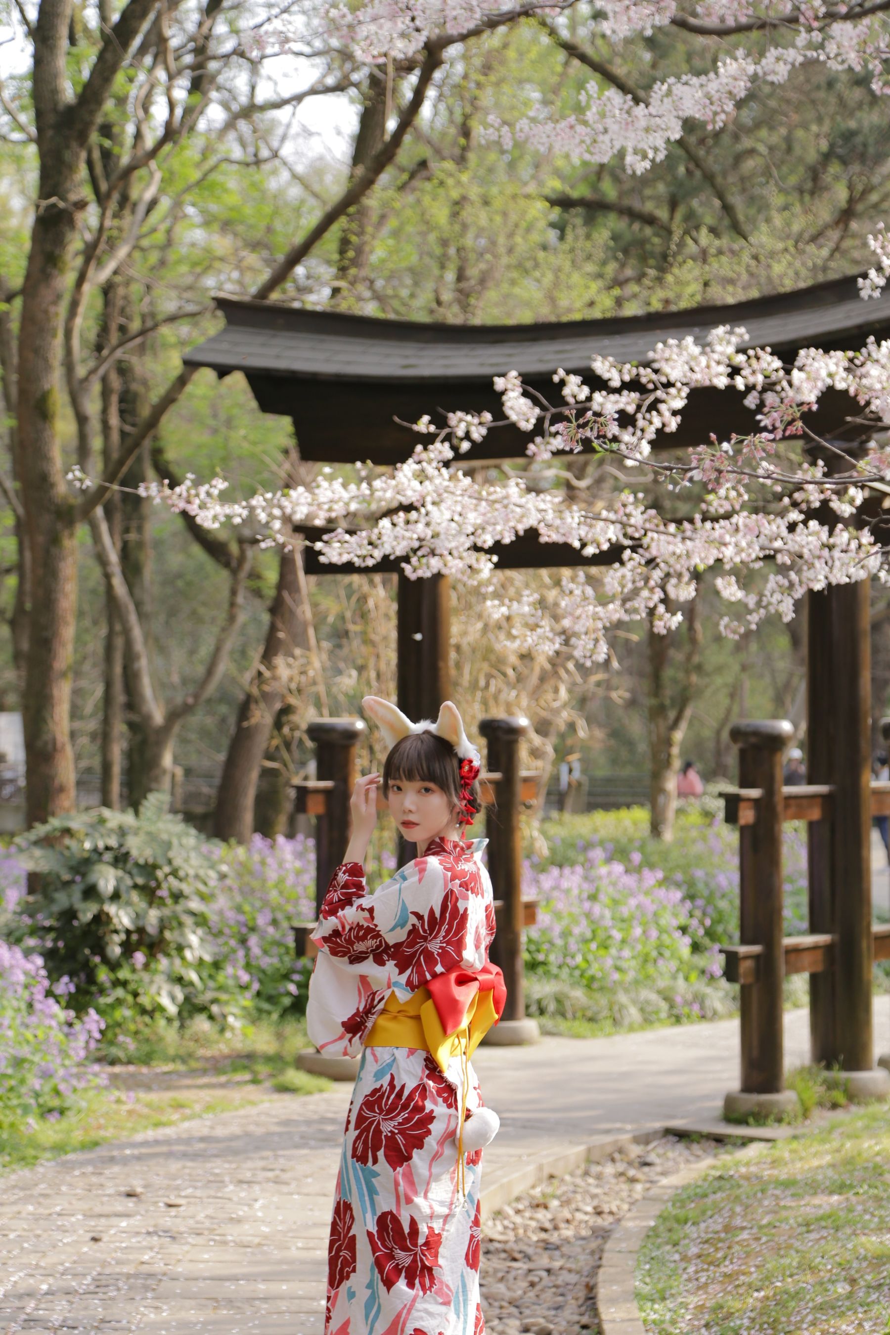 可爱妹子Fushii_海堂 – 樱花兔兔 [34P]