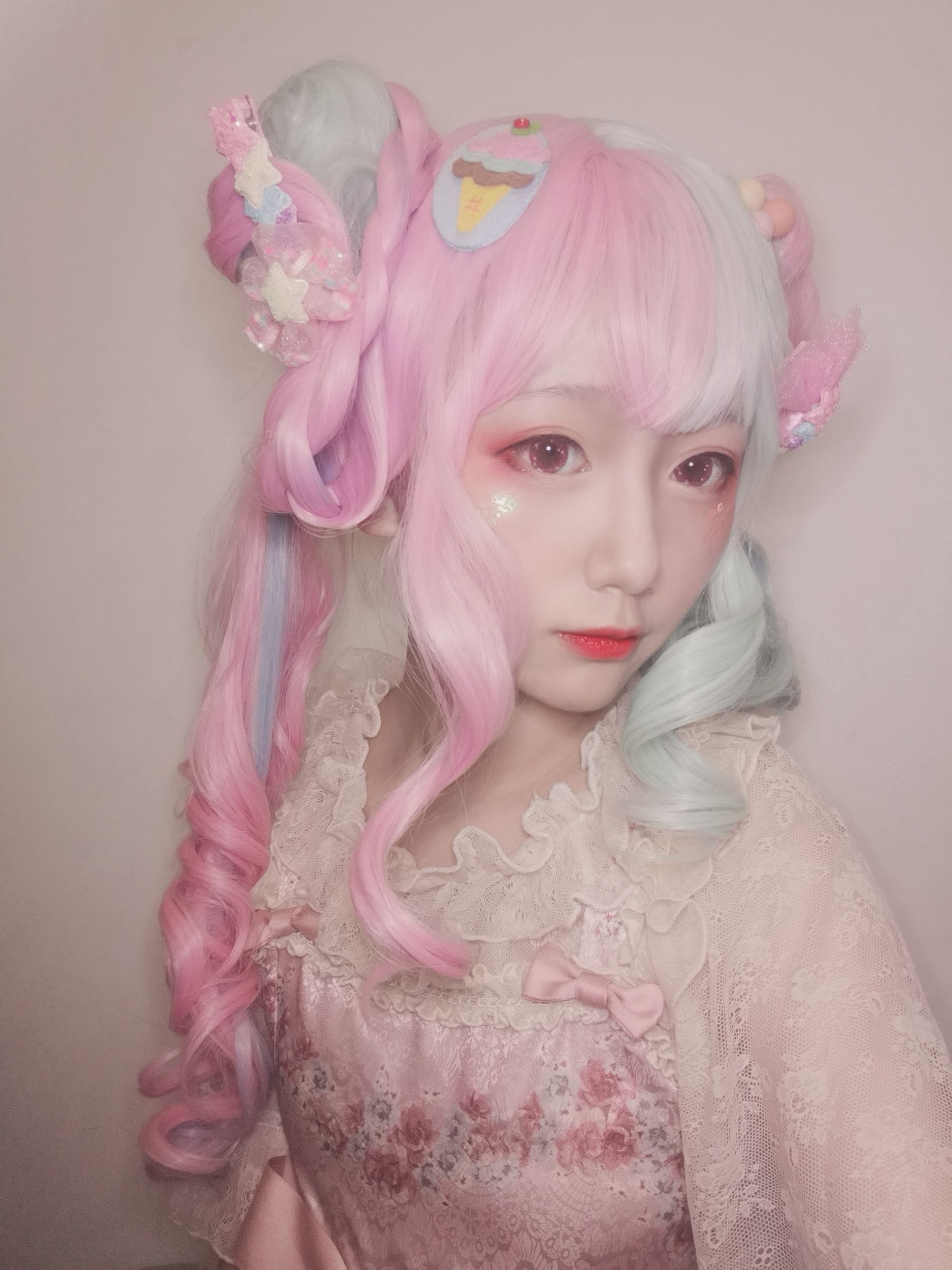 动漫博主弦音sic – lolita草莓薄荷冰淇淋 [7P]