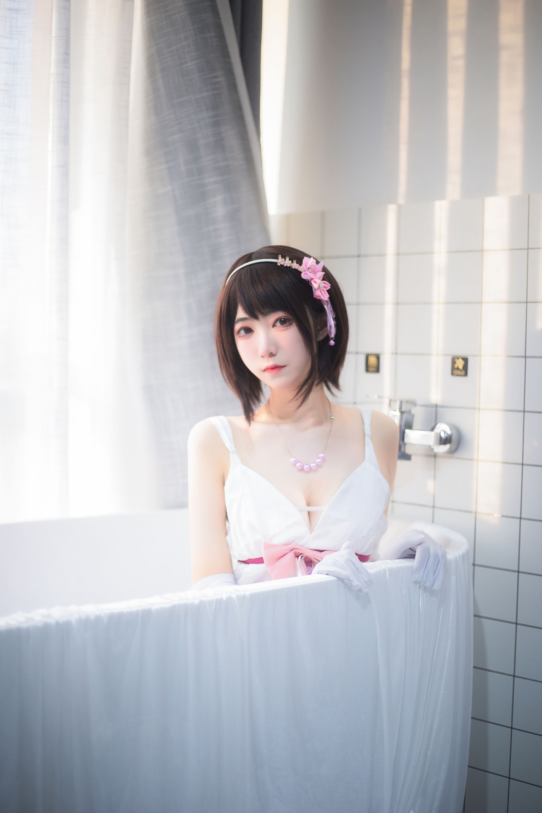 宫本桜 – 加藤惠浴室 [25P] 插图1