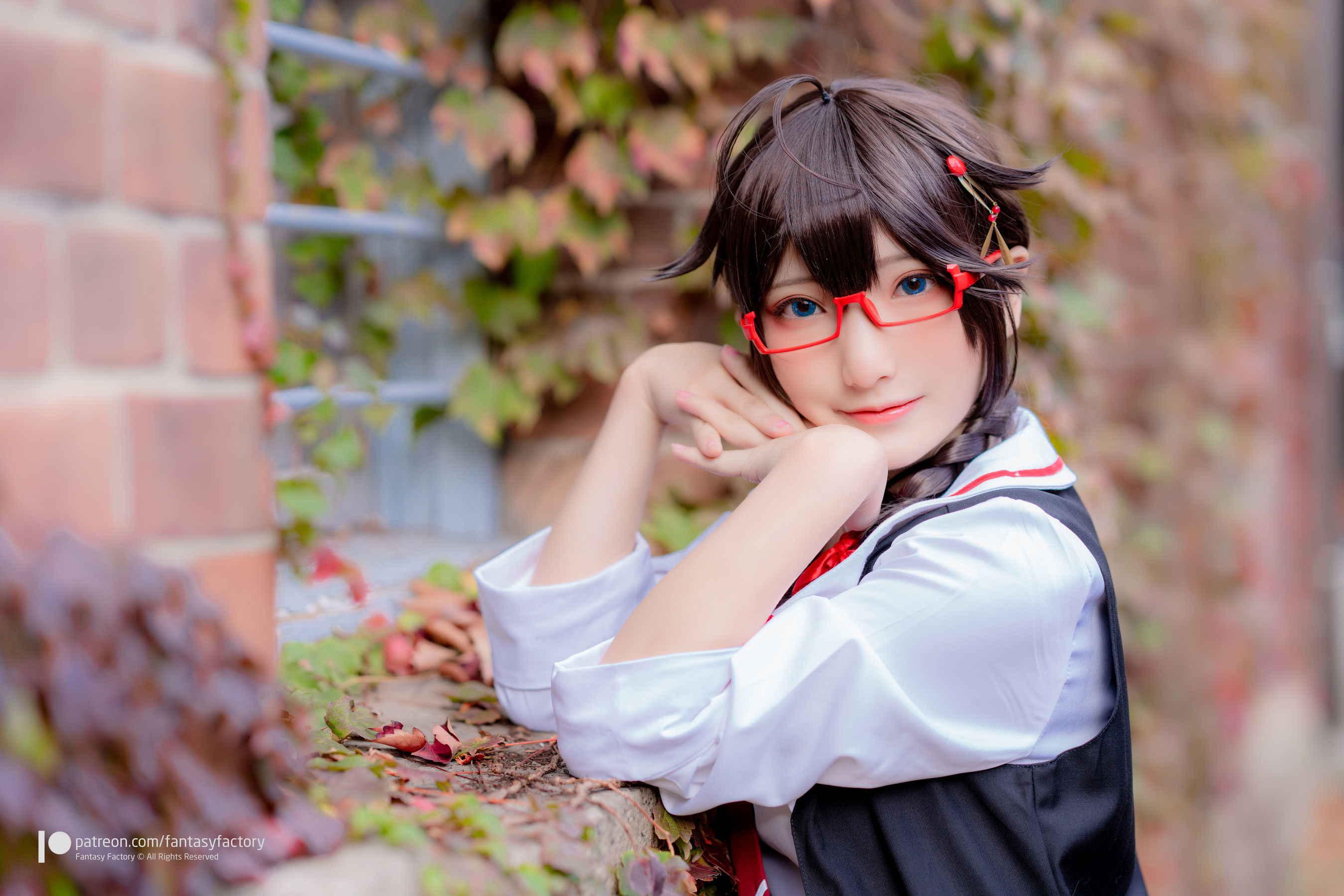 小丁 2020.04 [Fantasy Factory] 女仆 情趣 兔耳 [106P]