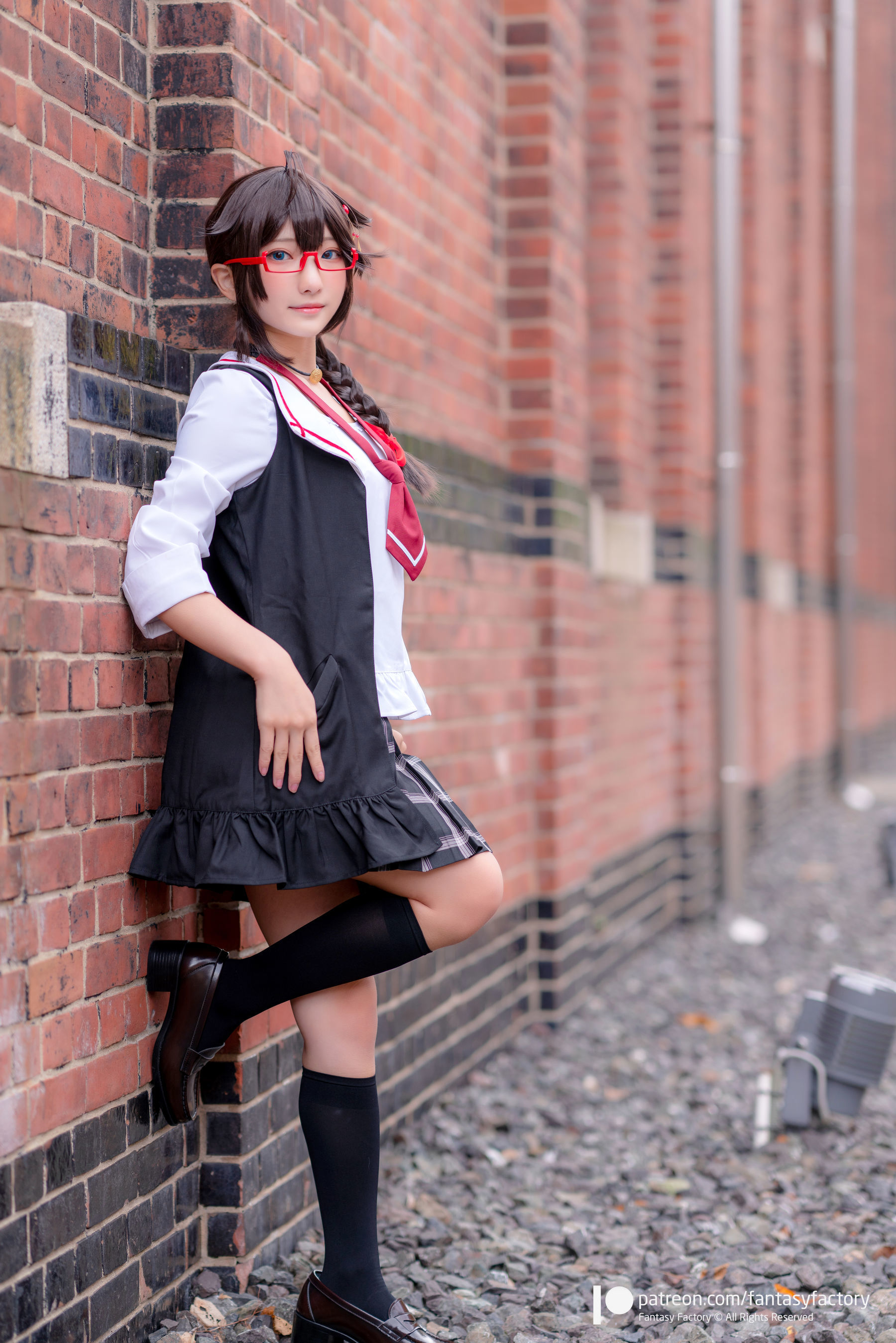 小丁 2020.04 [Fantasy Factory] 女仆 情趣 兔耳 [106P]