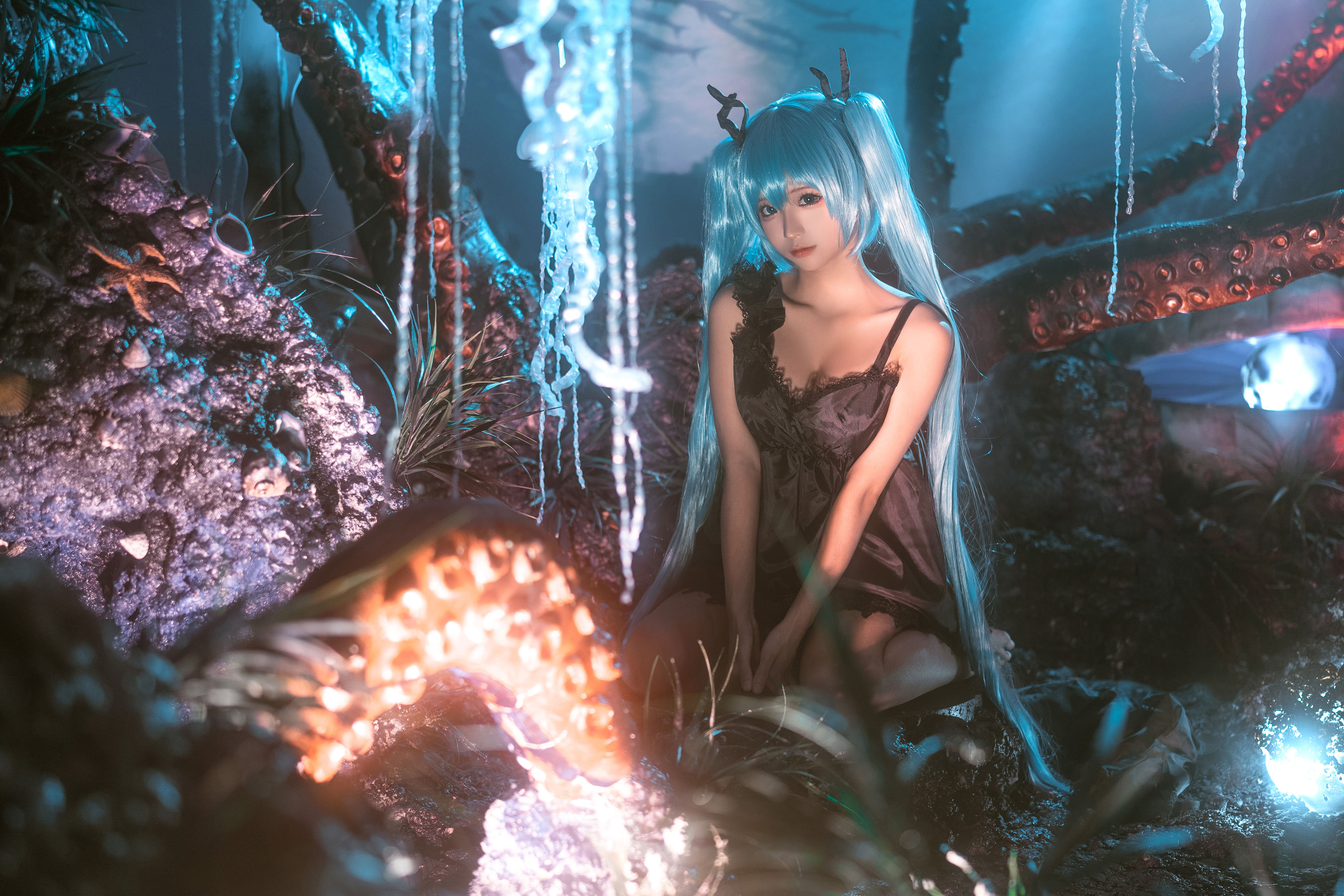 动漫博主蠢沫沫 – 深海少女 [44P]