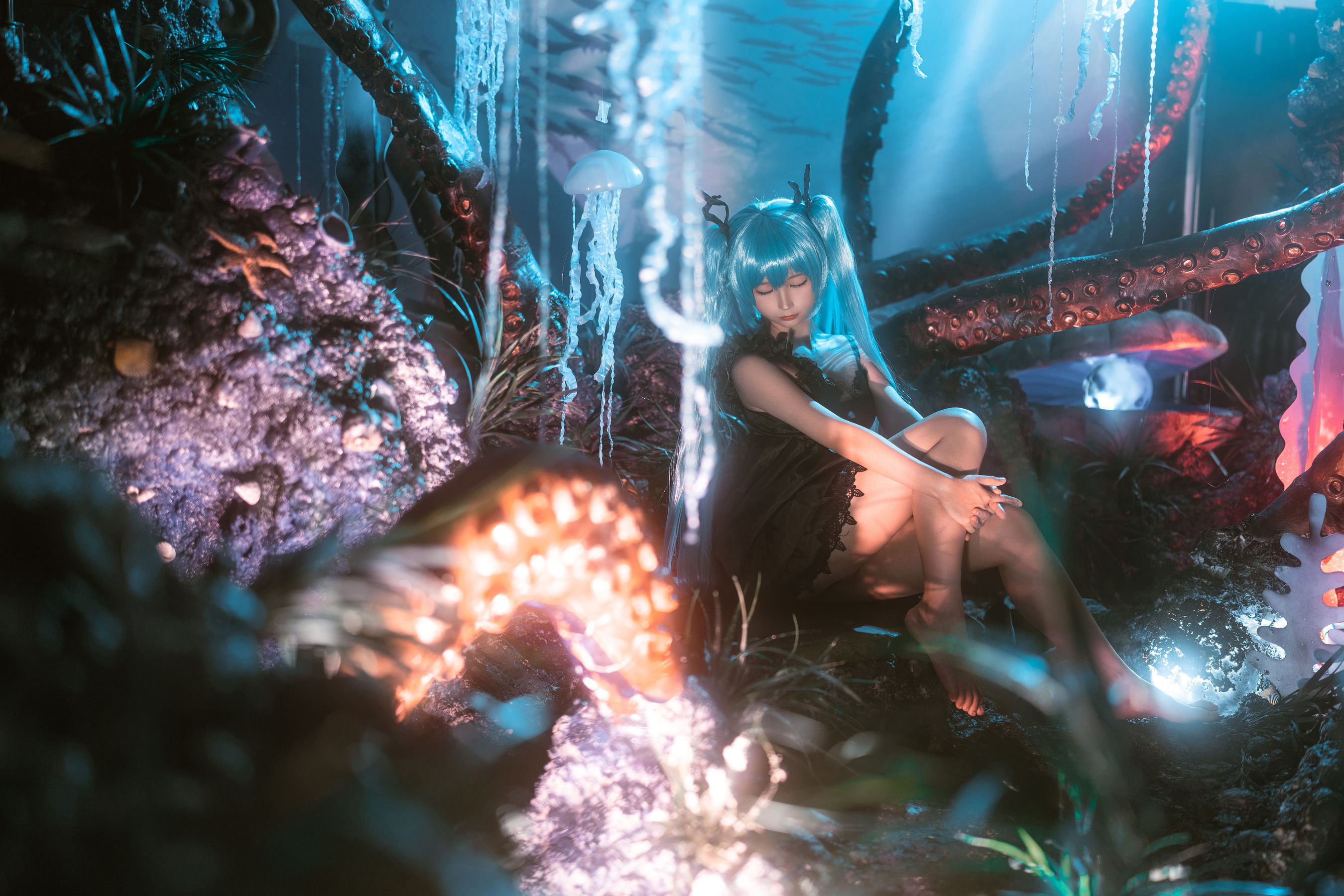 动漫博主蠢沫沫 – 深海少女 [44P]