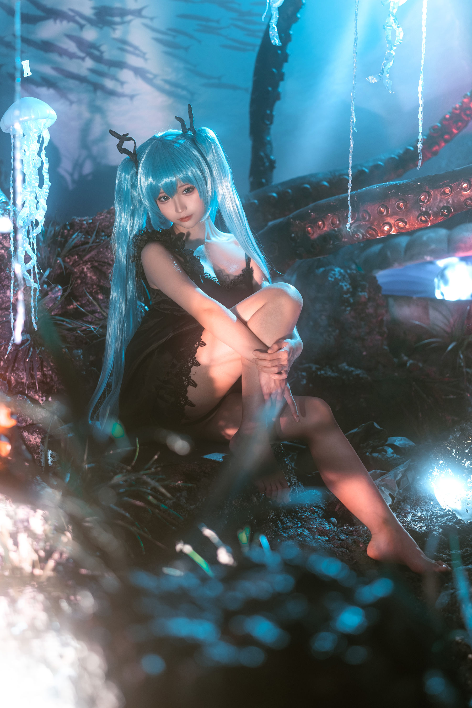 动漫博主蠢沫沫 – 深海少女 [44P]