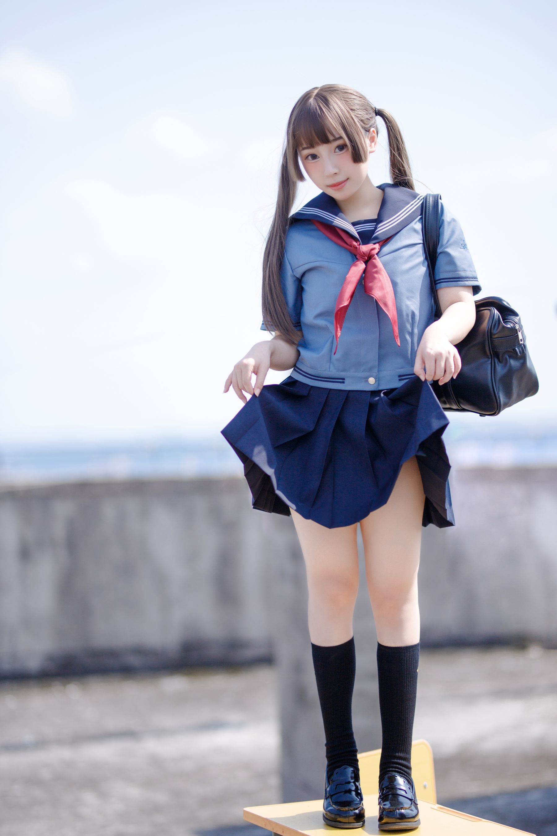 胡桃猫Kurumineko – 天台的爱之告白 [121P]