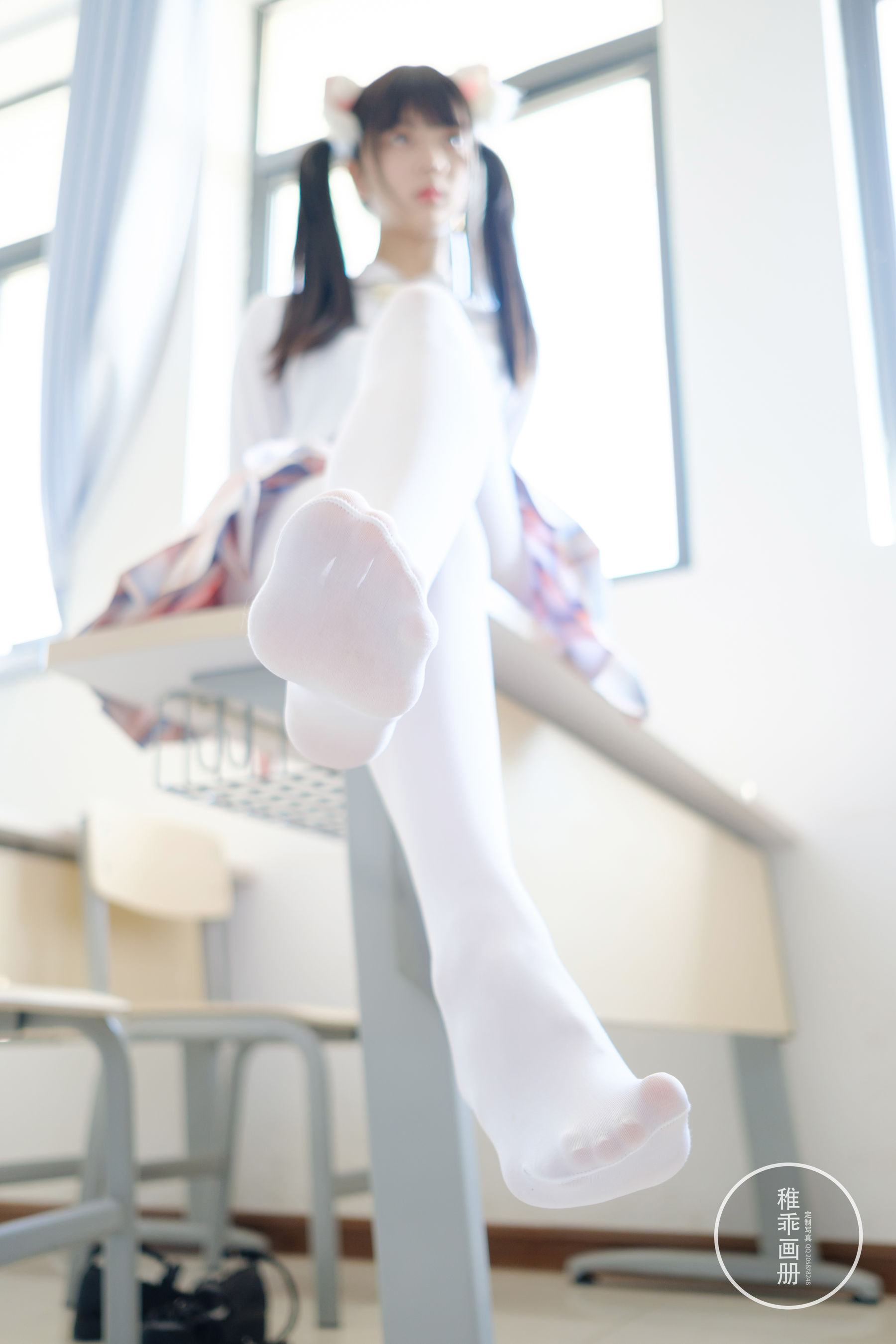 柴系小乖(稚乖画册) – 夜夜 80D 白丝JK [63P]