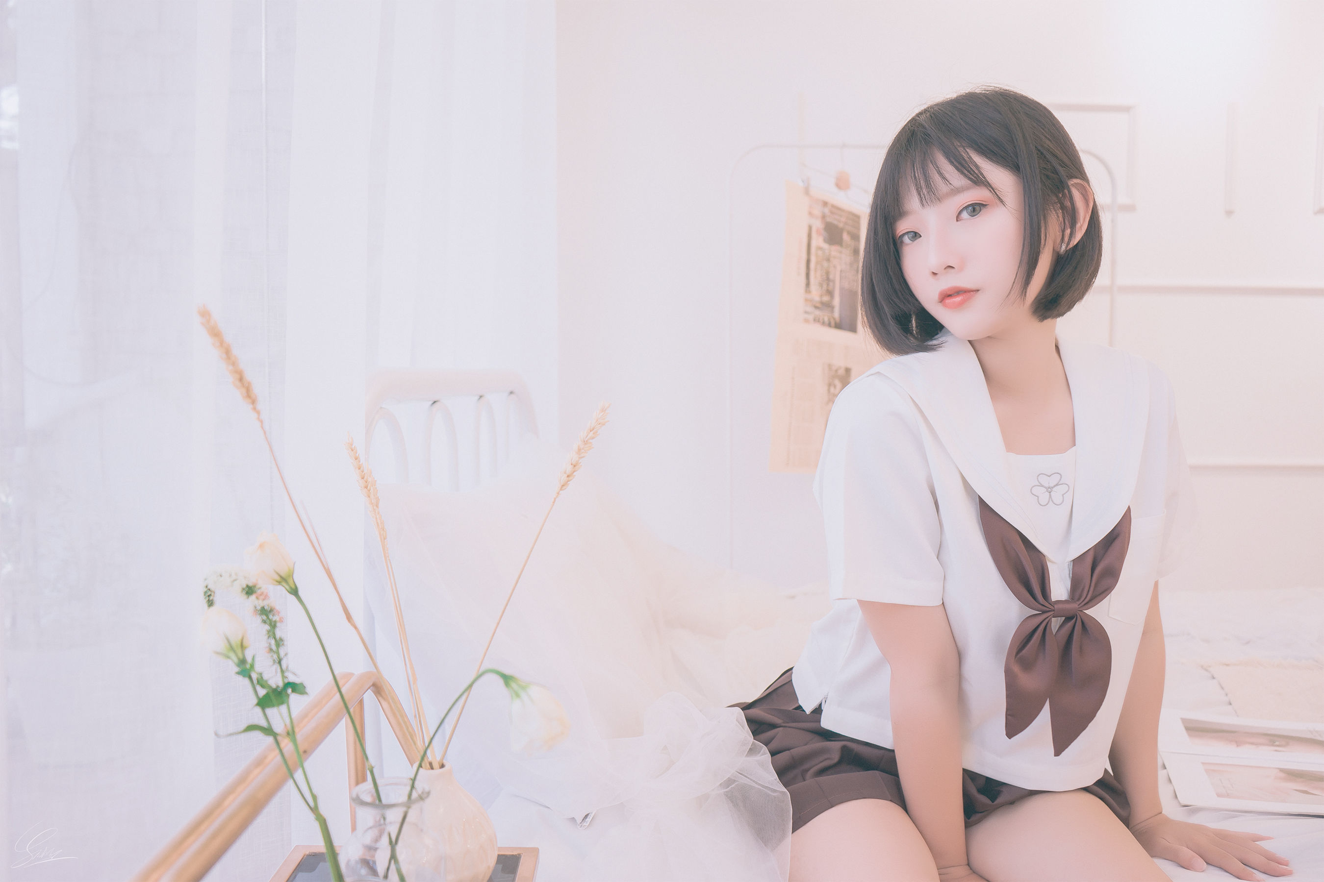 [Cosplay写真] Messie Huang – Birthday Seifuku [20P] 插图1