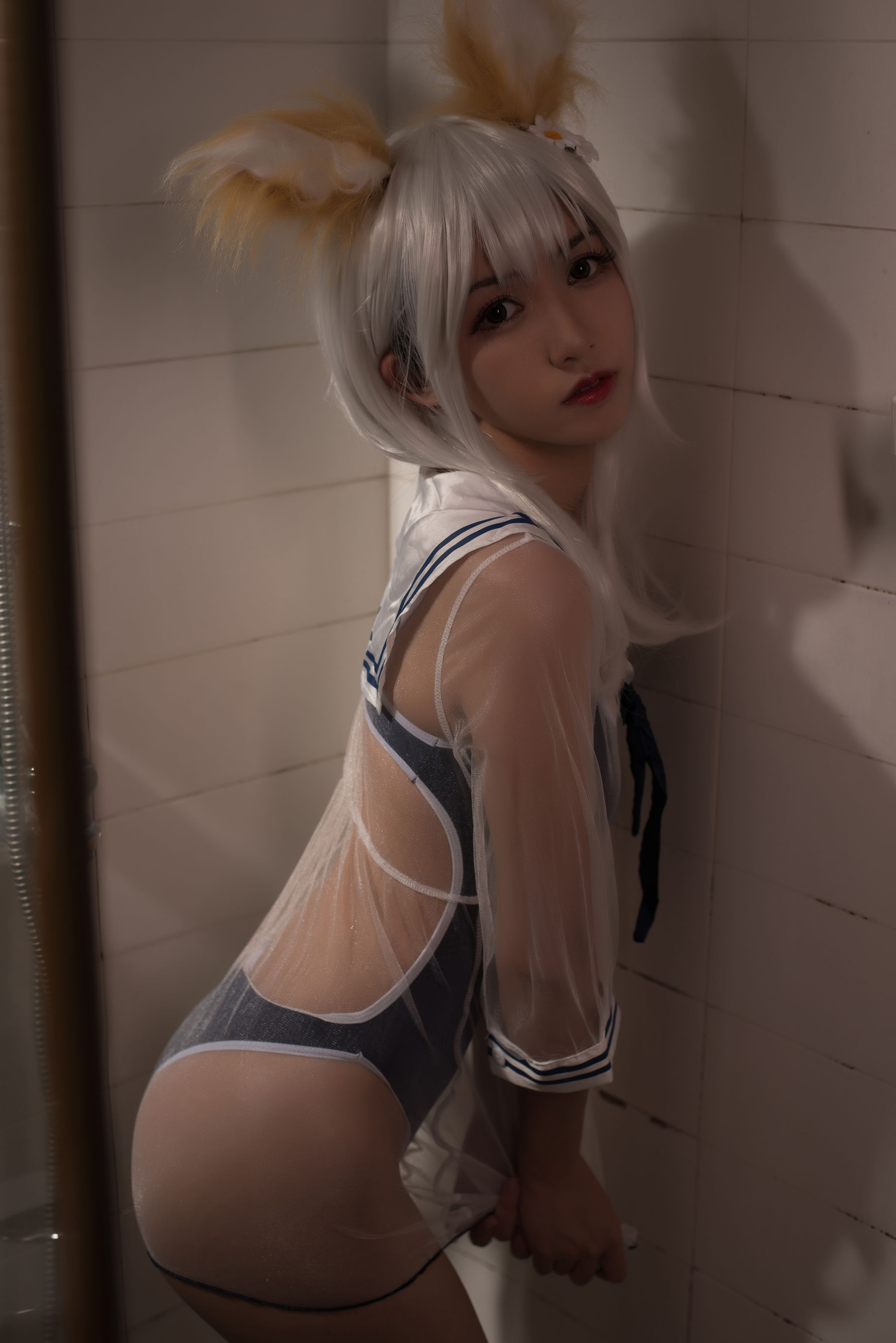 [萝莉COS] 鳗鱼霏儿 – 兽耳 湿身诱惑 [12P]