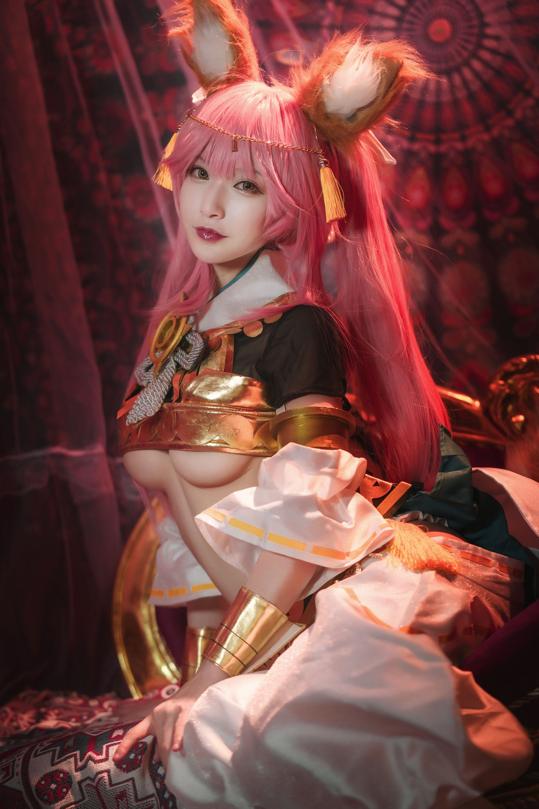 [Cosplay写真] 动漫博主铁板烧鬼舞w – 玉藻前 神话 [20P]