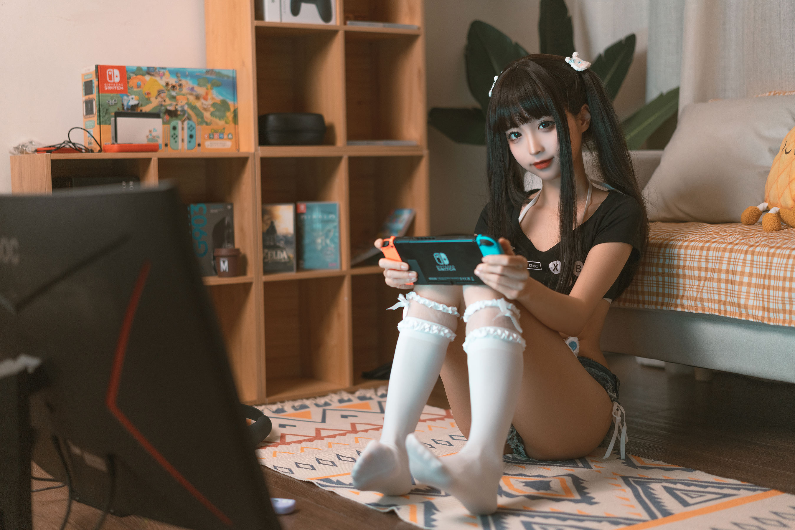 动漫博主蠢沫沫 – 健身环 [140P]