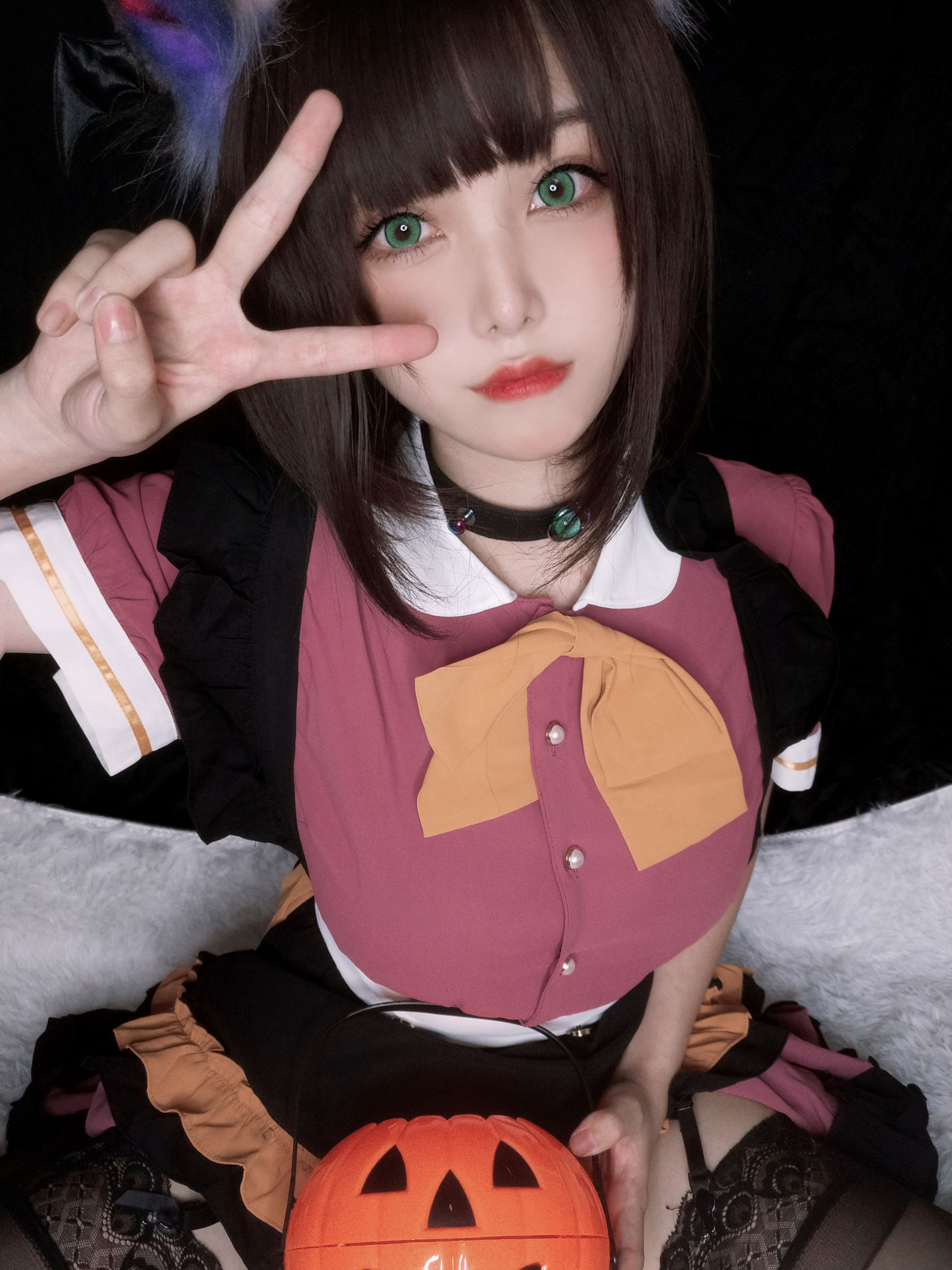 萌系小姐姐蜜汁猫裘 – 万圣节 [27P]