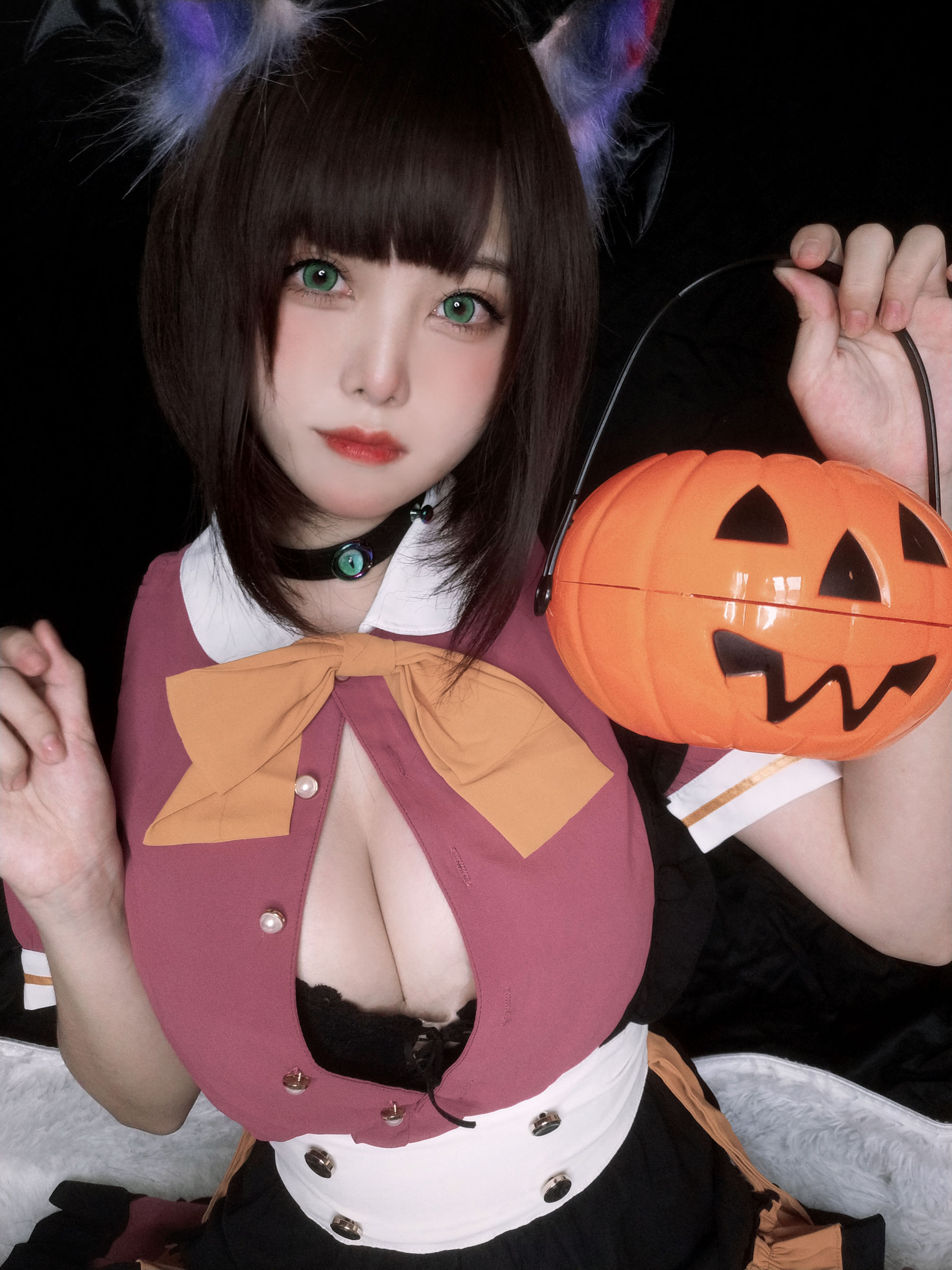 萌系小姐姐蜜汁猫裘 – 万圣节 [27P]