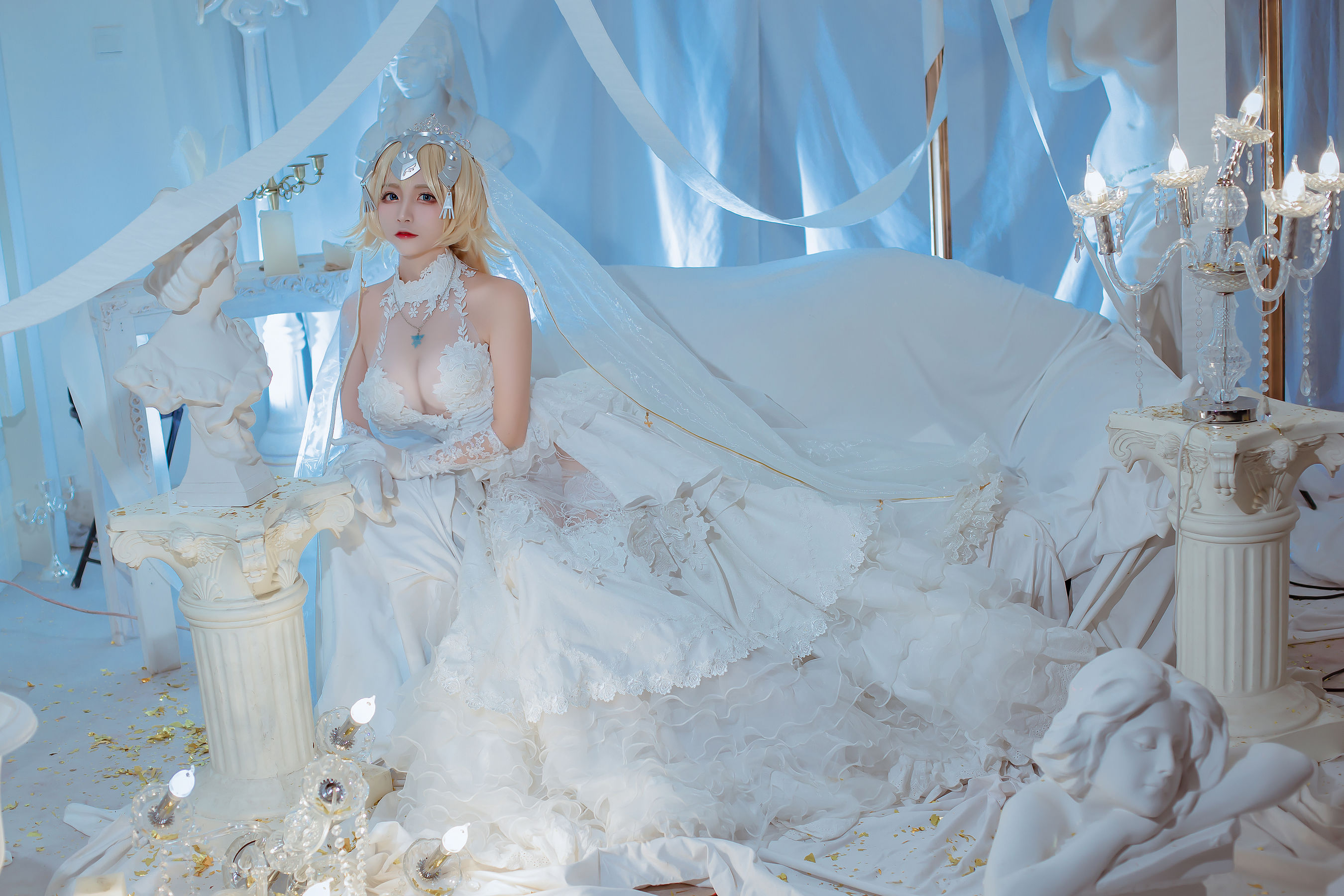 人气Coser二佐Nisa – fate贞德花嫁 [12P]