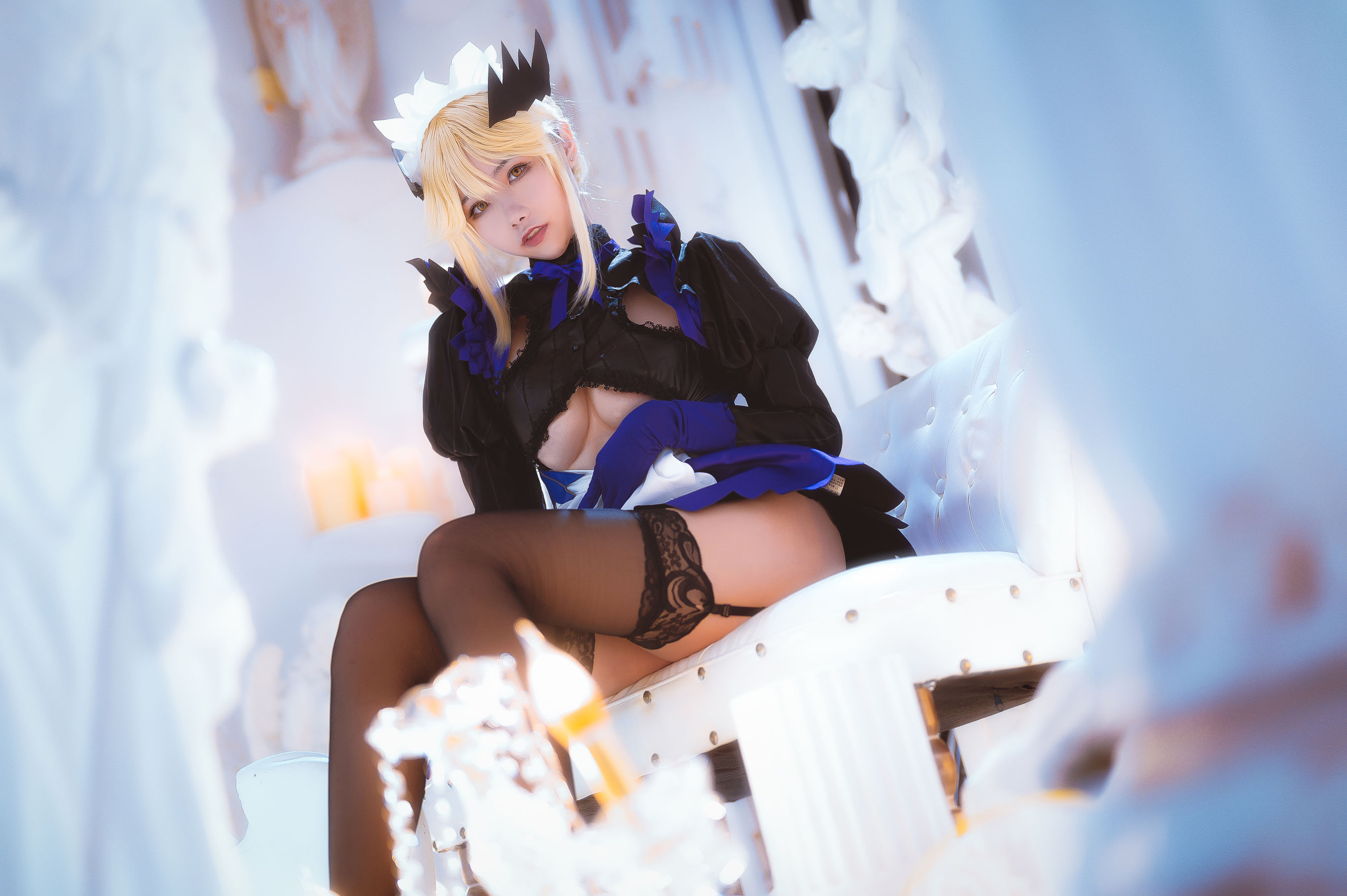 微博妹子Momoko葵葵 – 黑枪呆女仆 [20P]